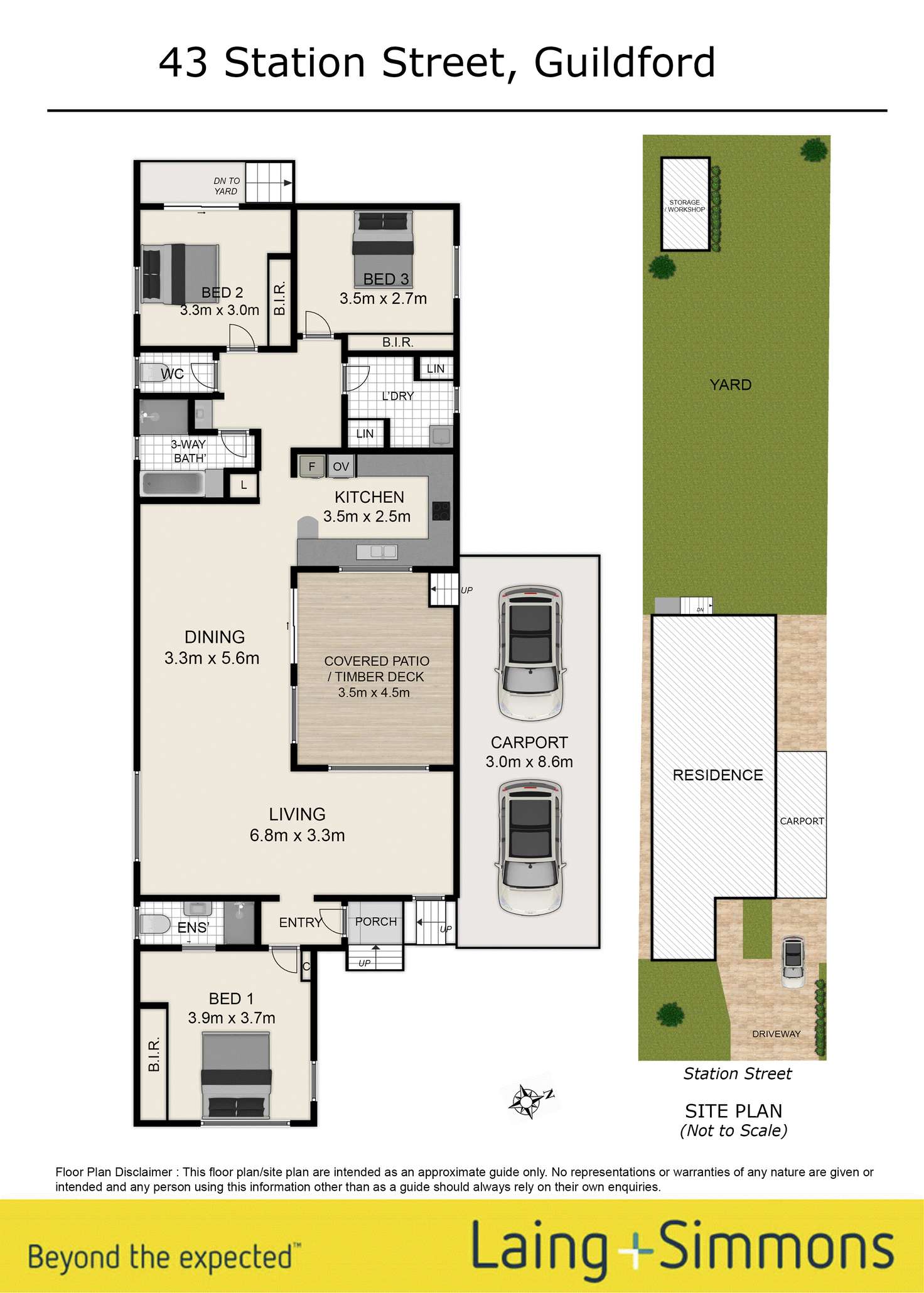 Floorplan of Homely house listing, 43 Station Street, Guildford NSW 2161