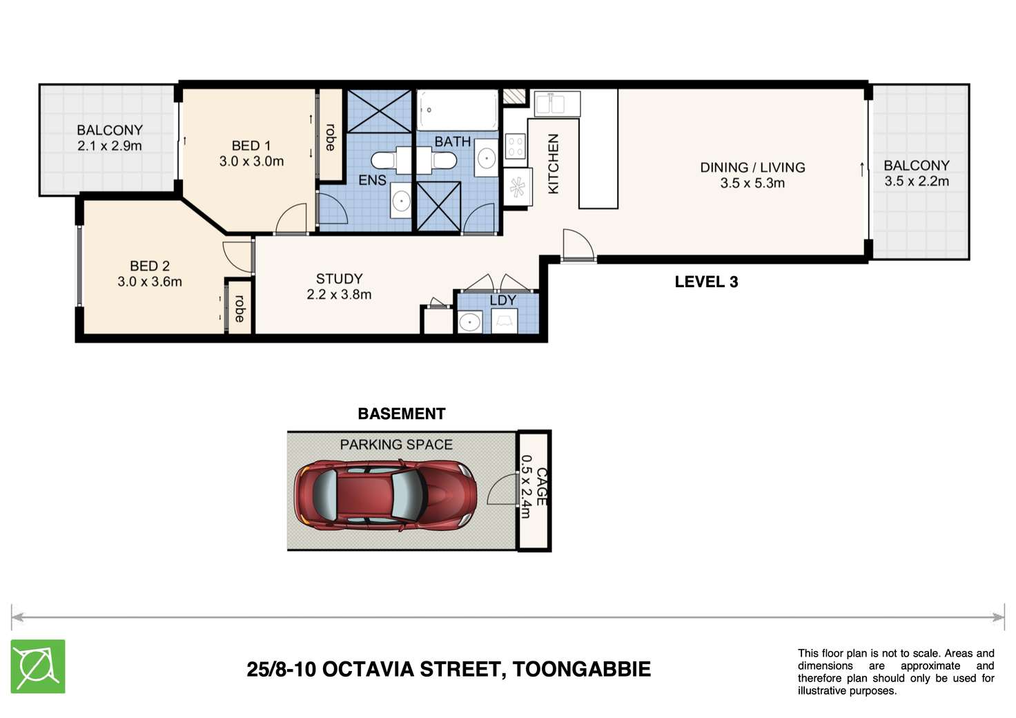 Floorplan of Homely unit listing, 25/8-10 Octavia Street, Toongabbie NSW 2146