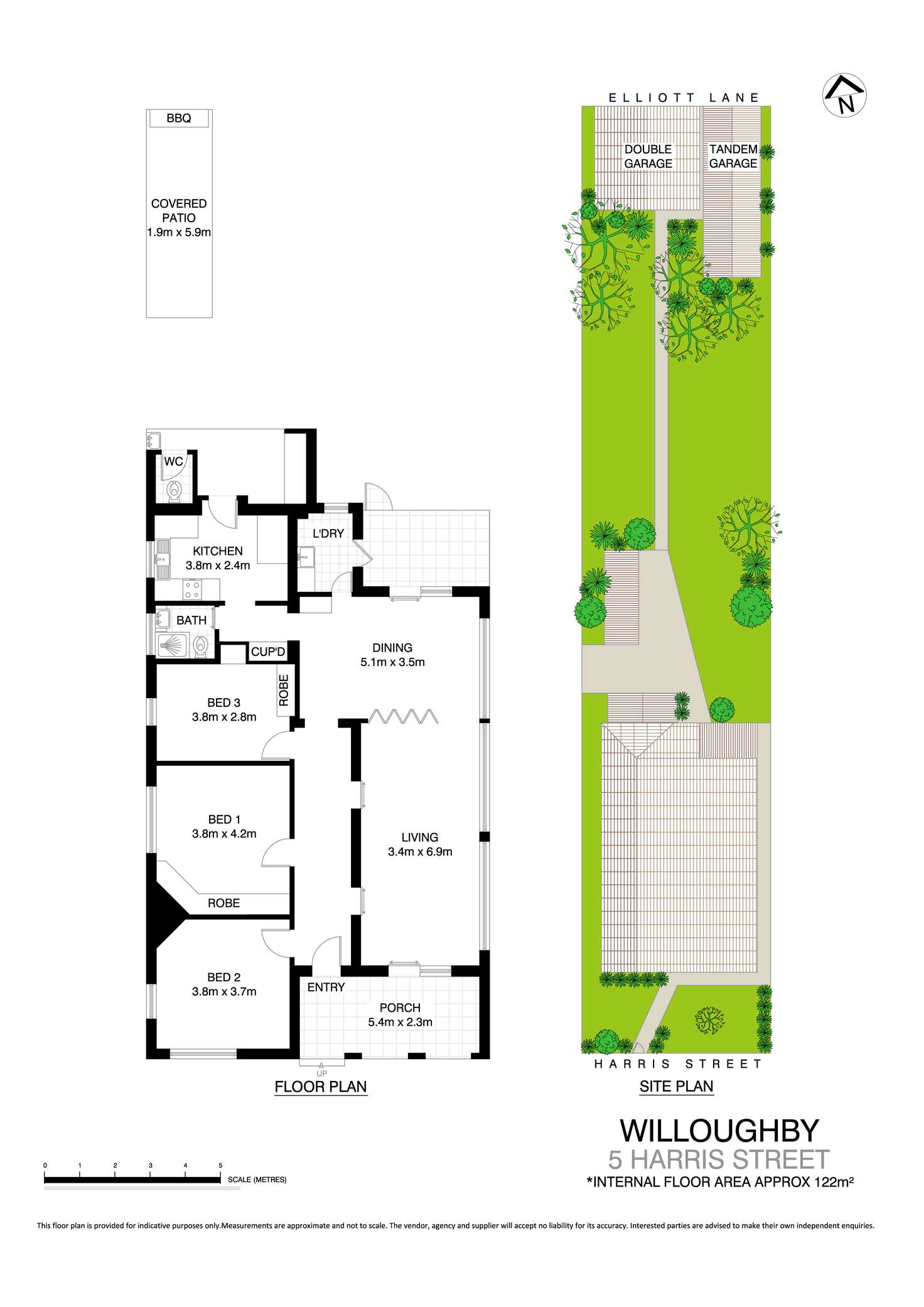 Floorplan of Homely house listing, 5 Harris Street, Willoughby NSW 2068