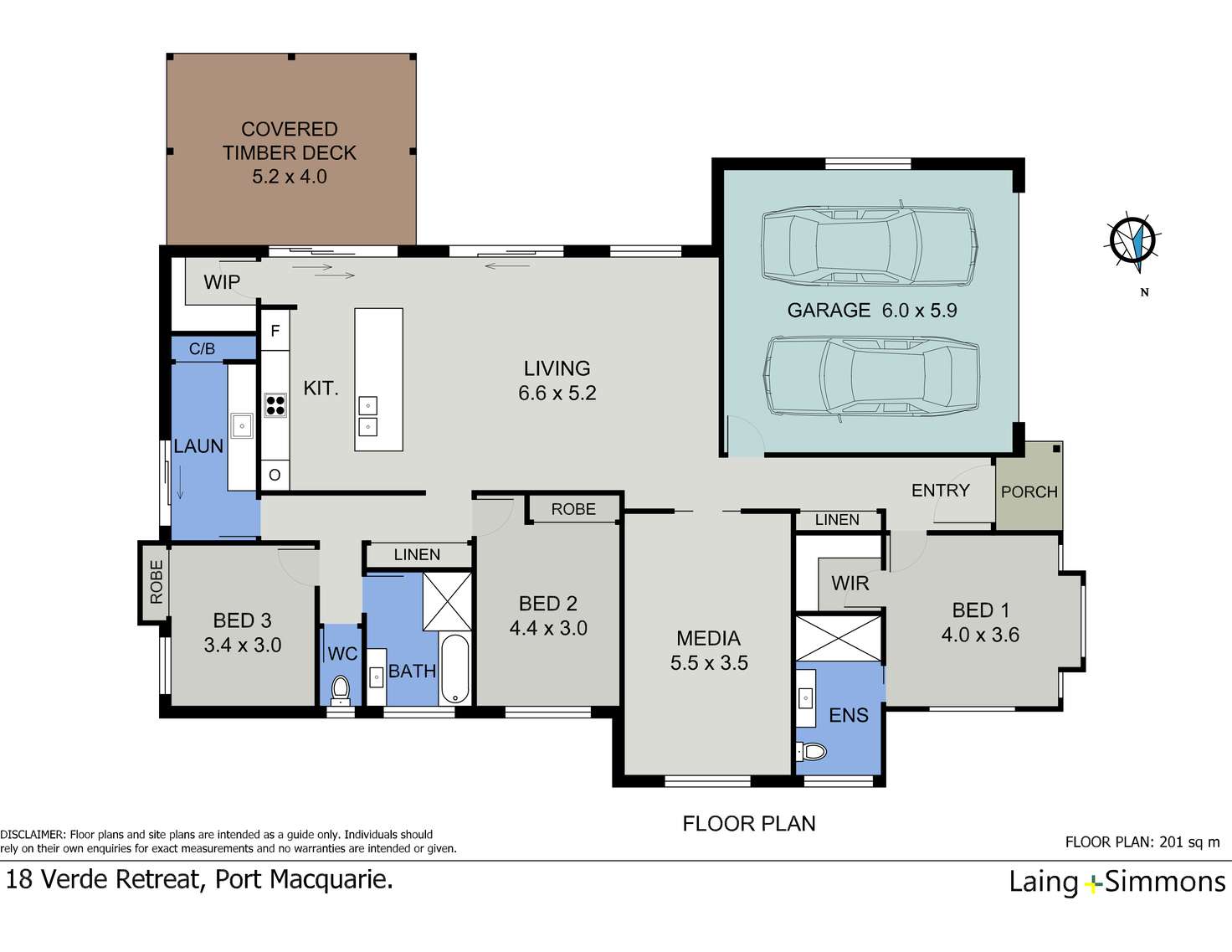 Floorplan of Homely house listing, 18 Verde Retreat, Port Macquarie NSW 2444