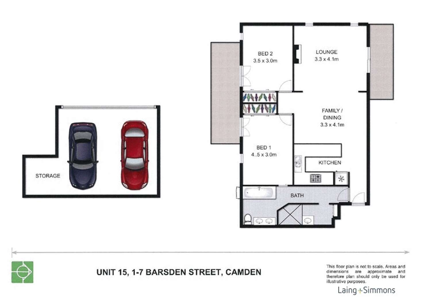 Floorplan of Homely apartment listing, 15/1-7 Barsden Street, Camden NSW 2570