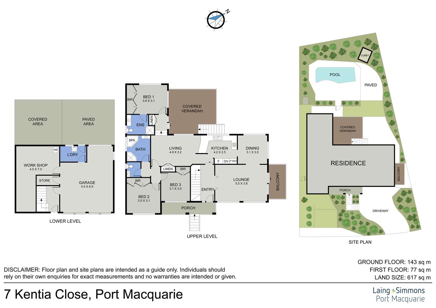 Floorplan of Homely house listing, 7 Kentia Close, Port Macquarie NSW 2444