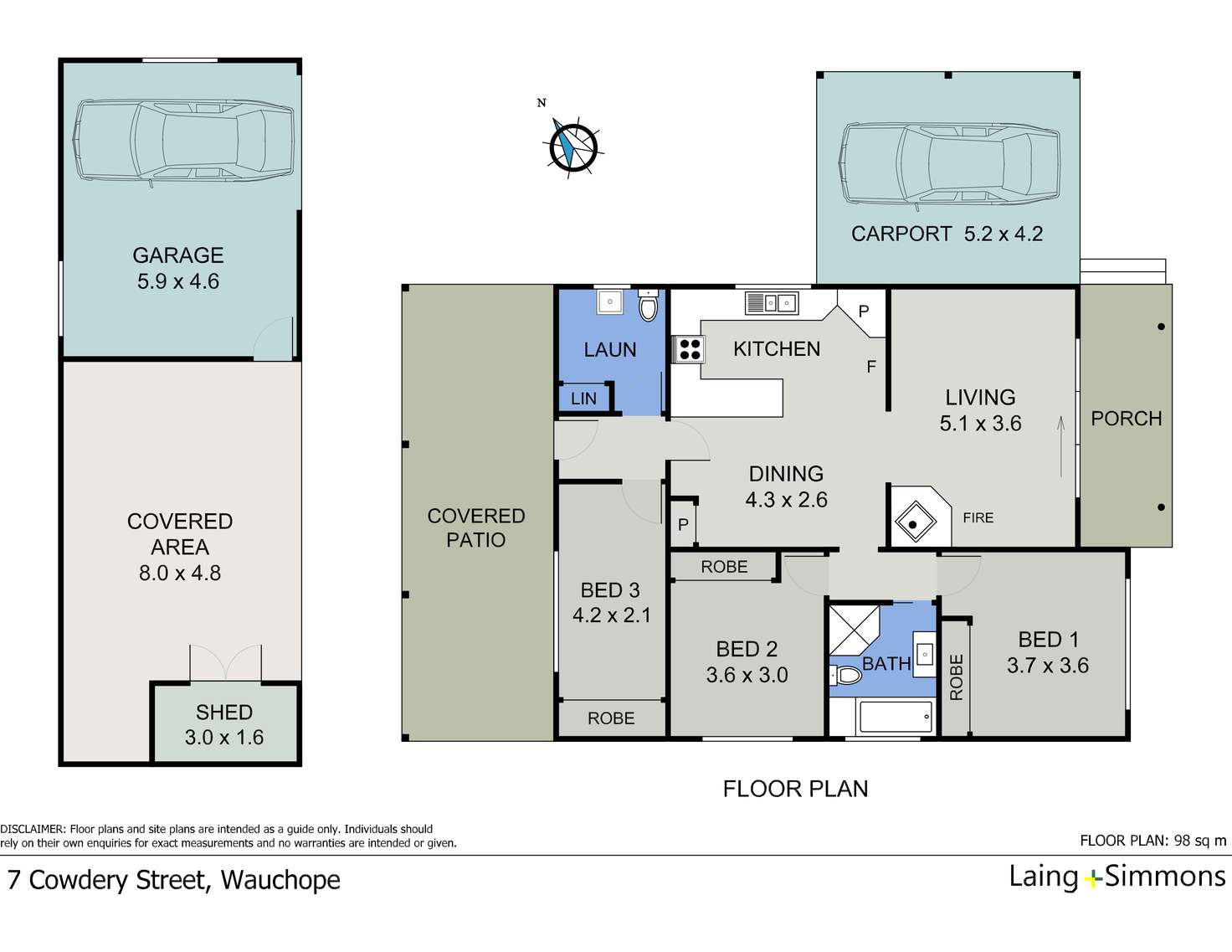 Floorplan of Homely house listing, 7 Cowdery Street, Wauchope NSW 2446