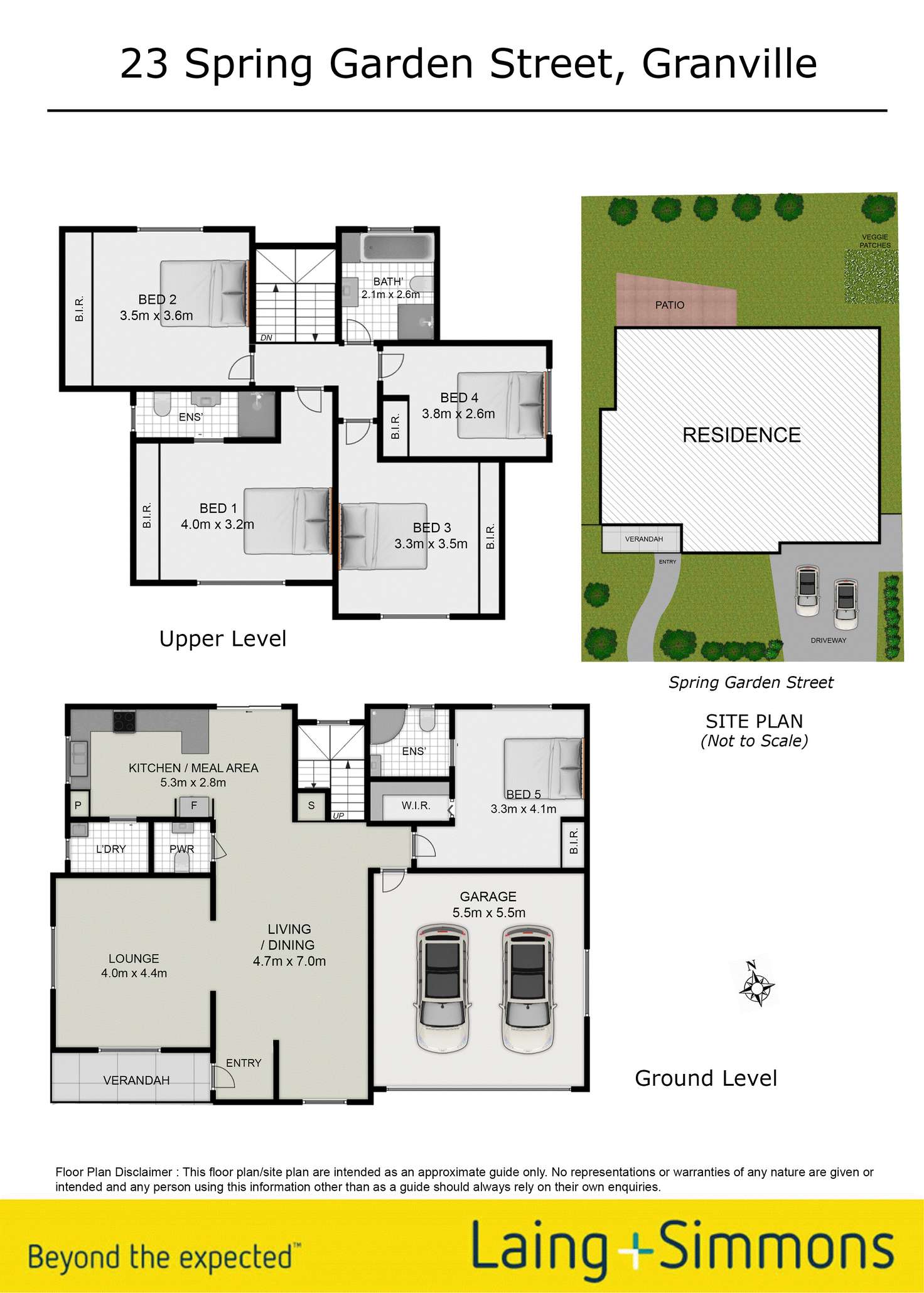 Floorplan of Homely house listing, 23 Spring Garden Street, Granville NSW 2142