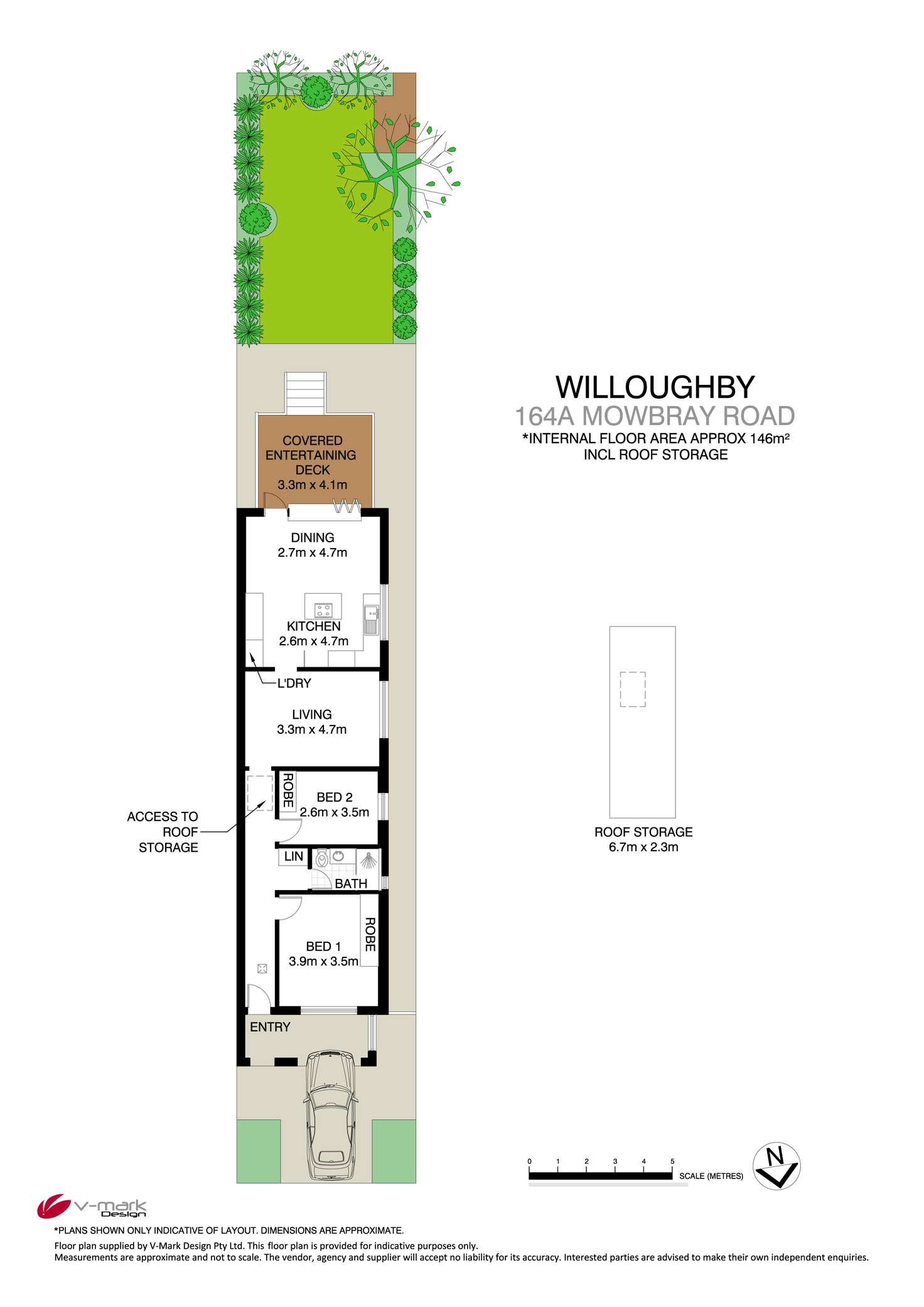 Floorplan of Homely house listing, 164A Mowbray Rd, Willoughby NSW 2068