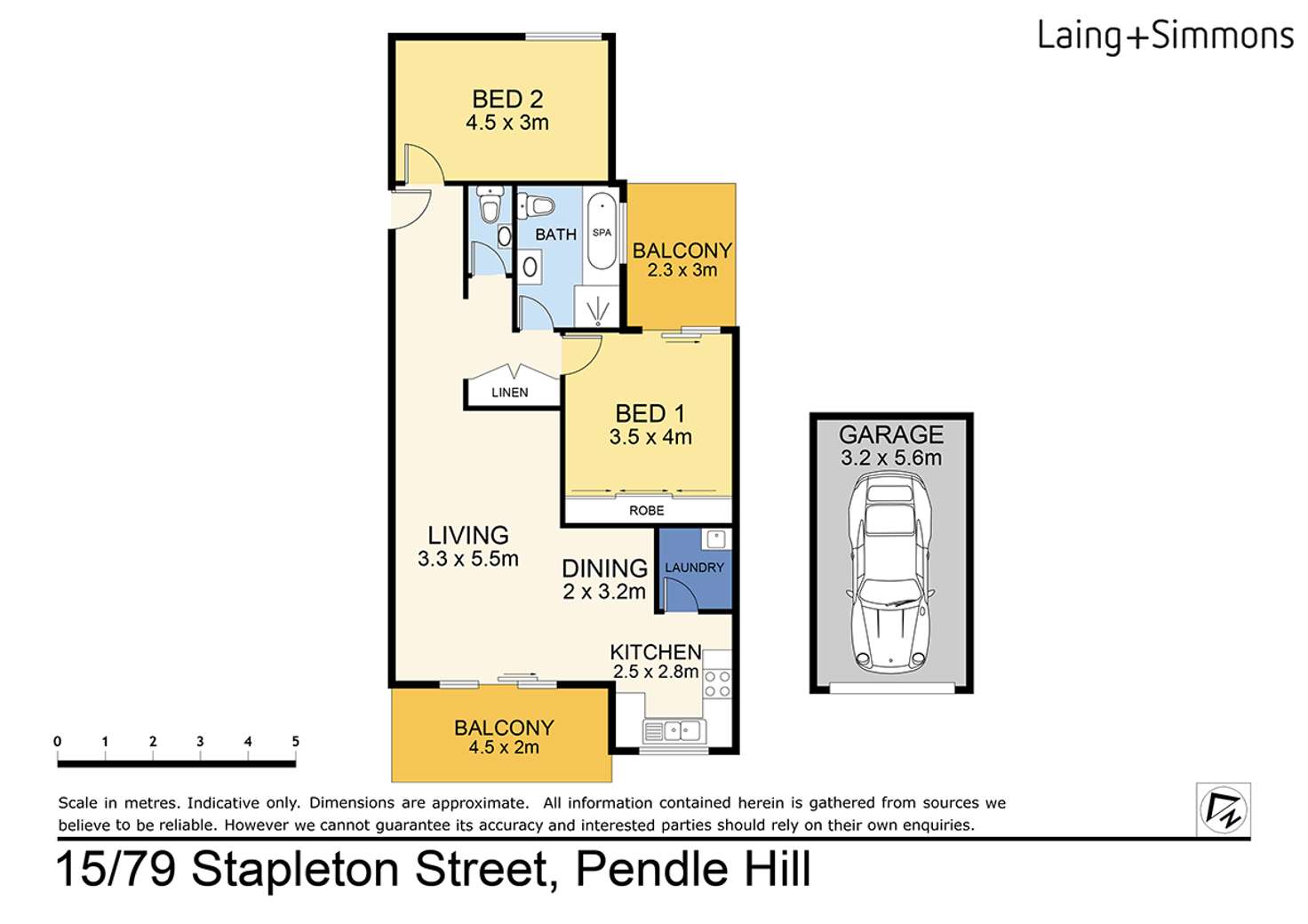 Floorplan of Homely unit listing, 15/79 Stapleton Street, Pendle Hill NSW 2145