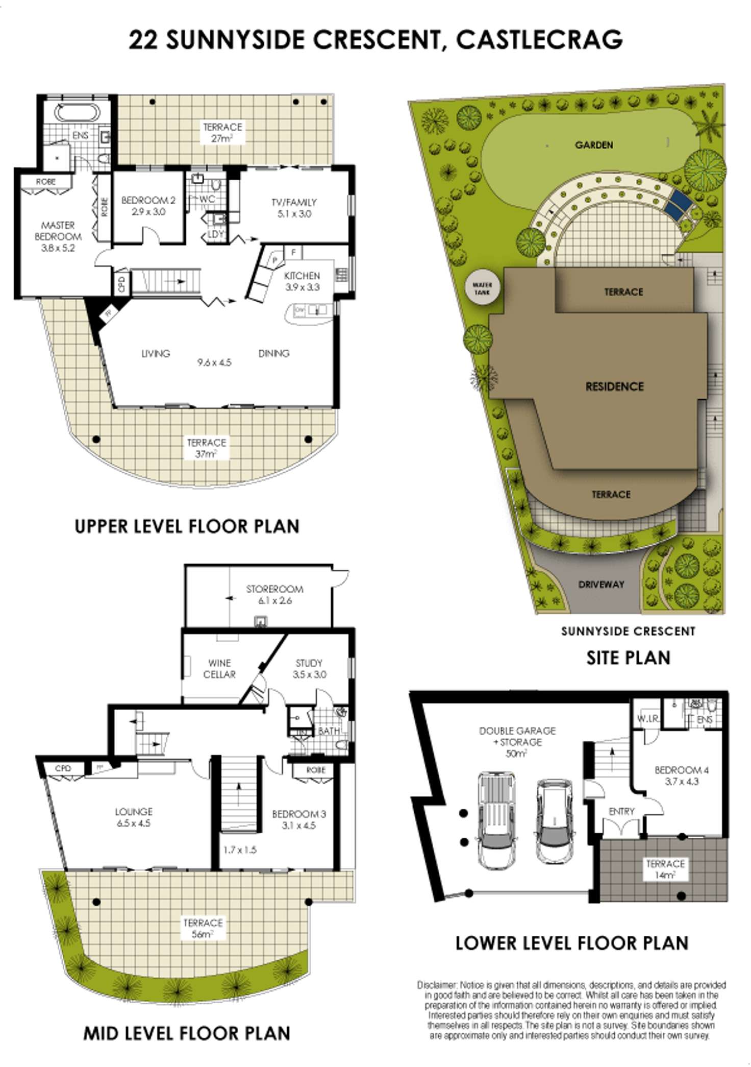 Floorplan of Homely house listing, 22 Sunnyside Crescent, Castlecrag NSW 2068