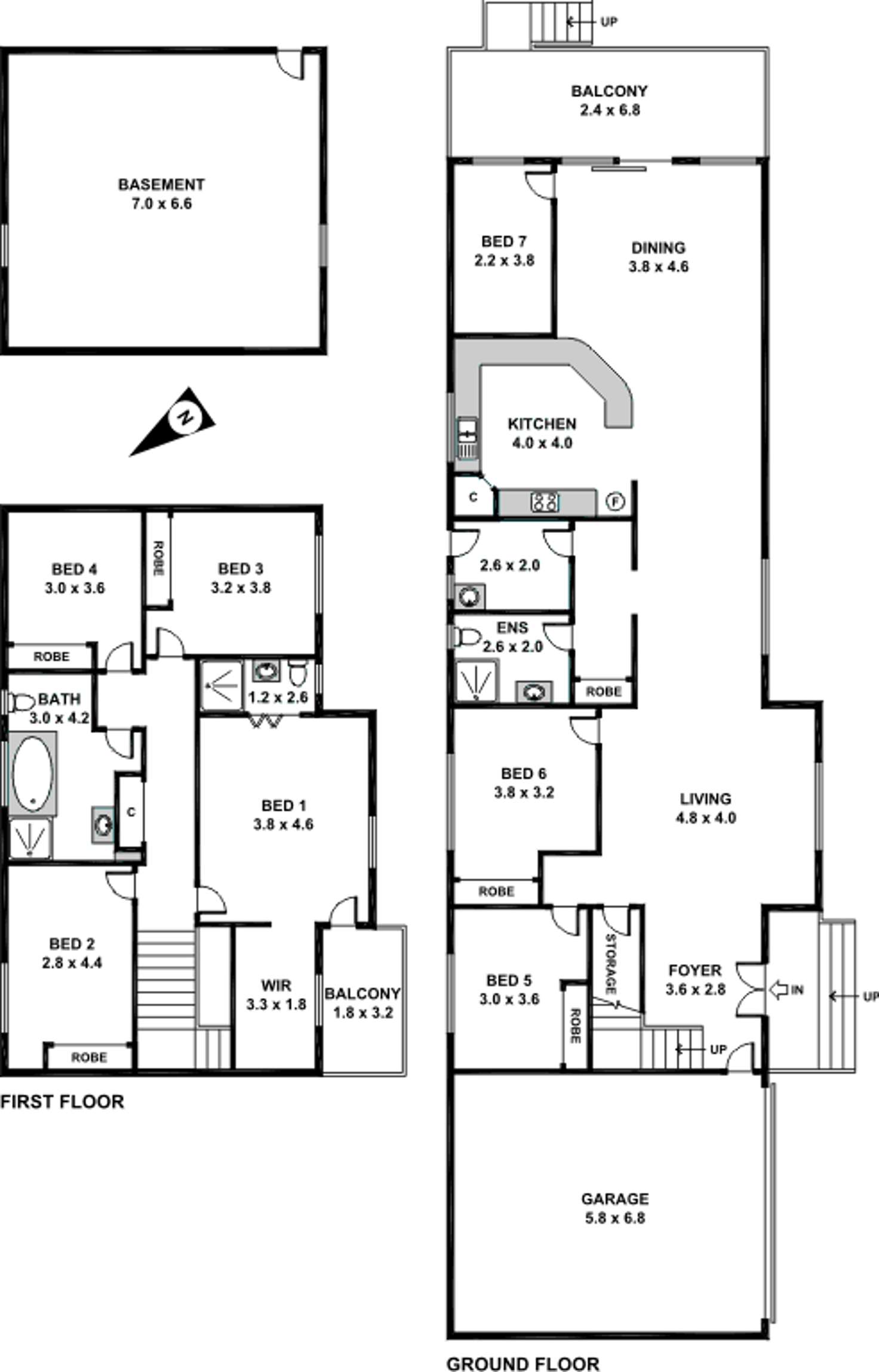 Floorplan of Homely house listing, 6A Kay Street, Guildford NSW 2161