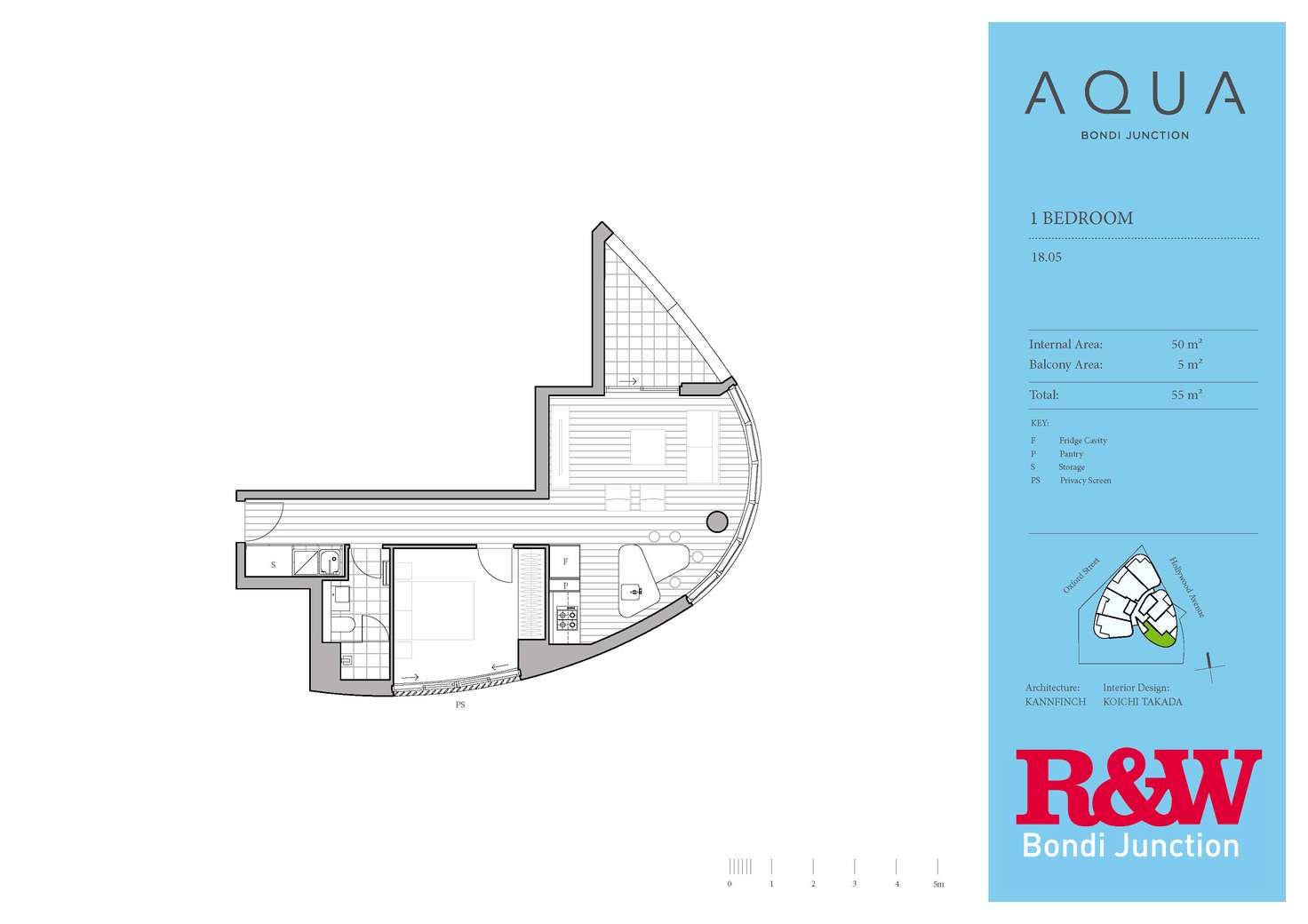 Floorplan of Homely apartment listing, 1805/241-245 Oxford Street, Bondi Junction NSW 2022