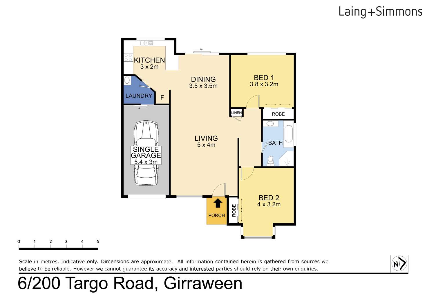 Floorplan of Homely villa listing, 6/200 Targo Road, Girraween NSW 2145