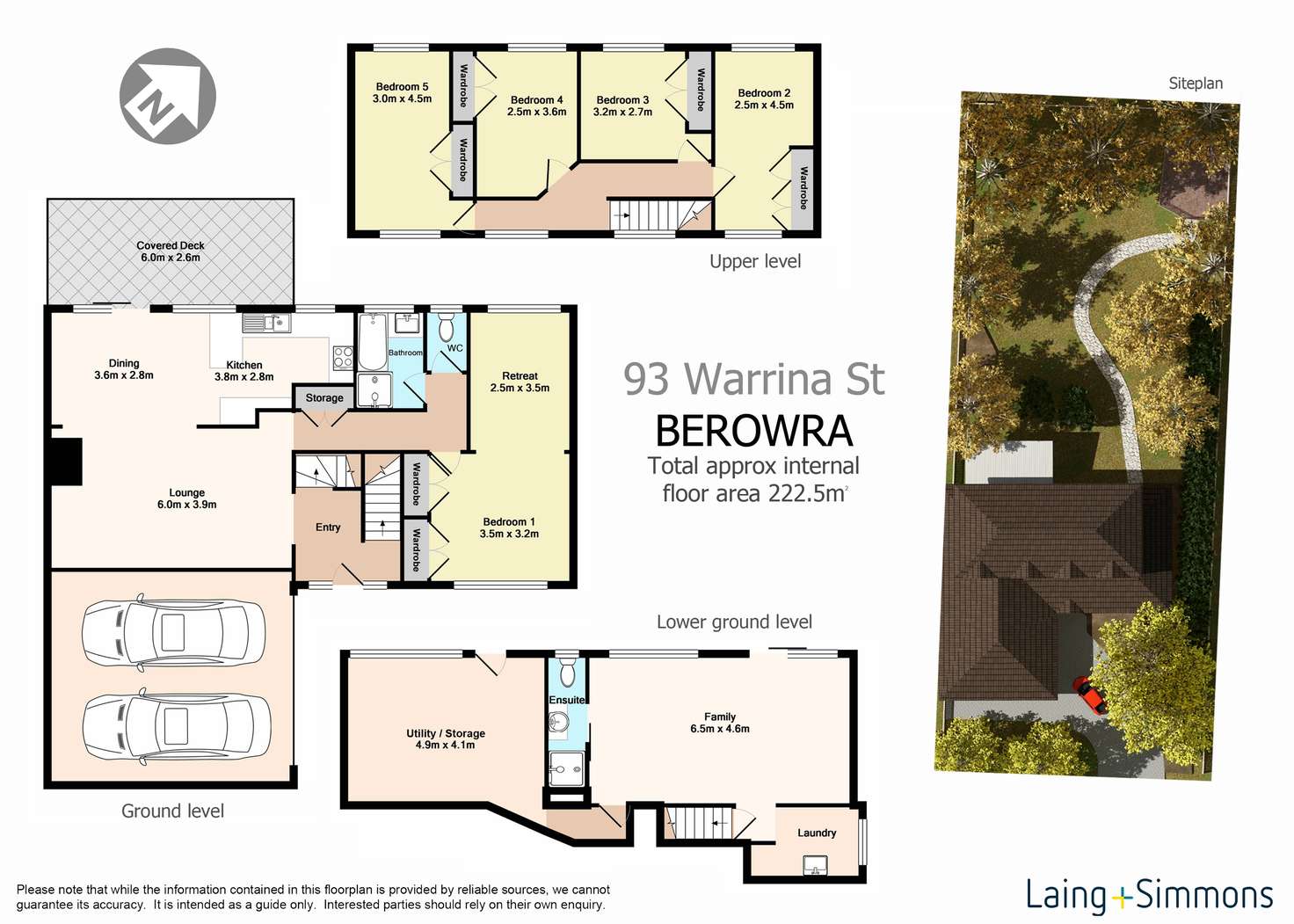 Floorplan of Homely house listing, 93 Warrina Street, Berowra Heights NSW 2082