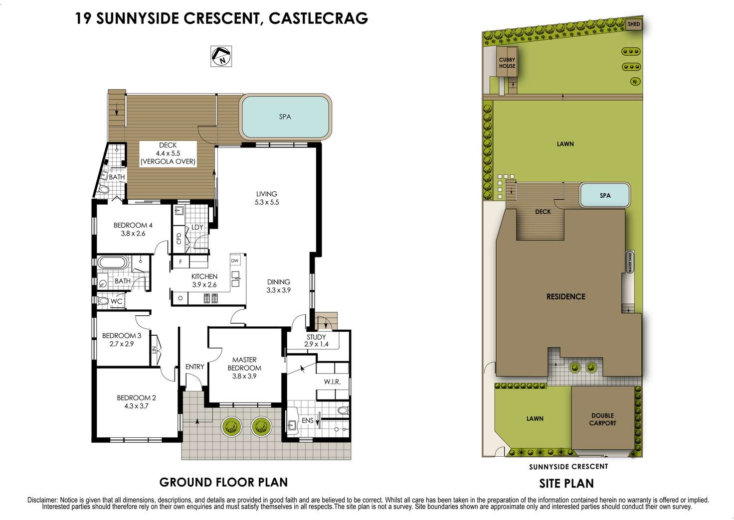 Floorplan of Homely house listing, 19 Sunnyside Crescent, Castlecrag NSW 2068