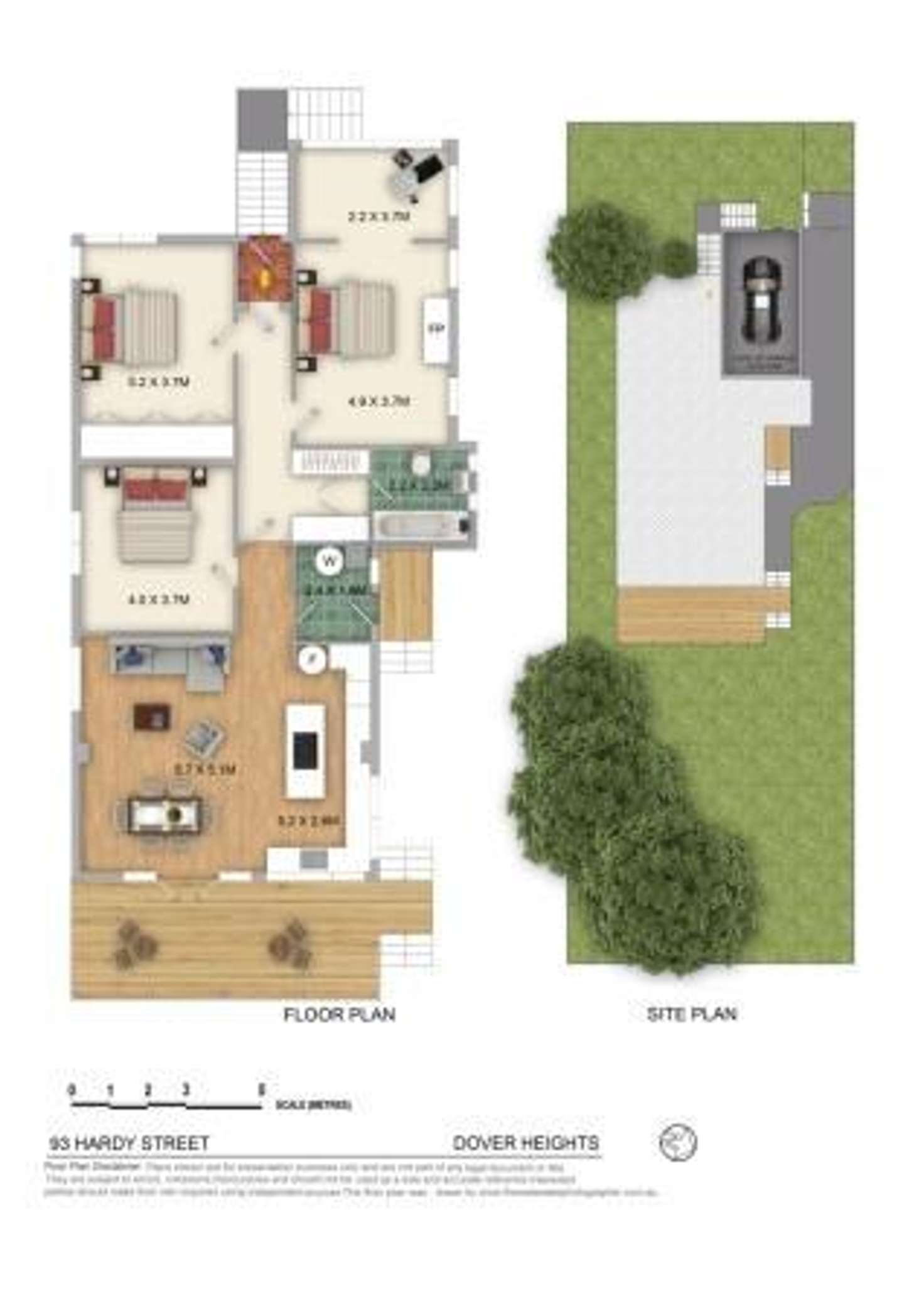 Floorplan of Homely house listing, 93 Hardy Street, Dover Heights NSW 2030