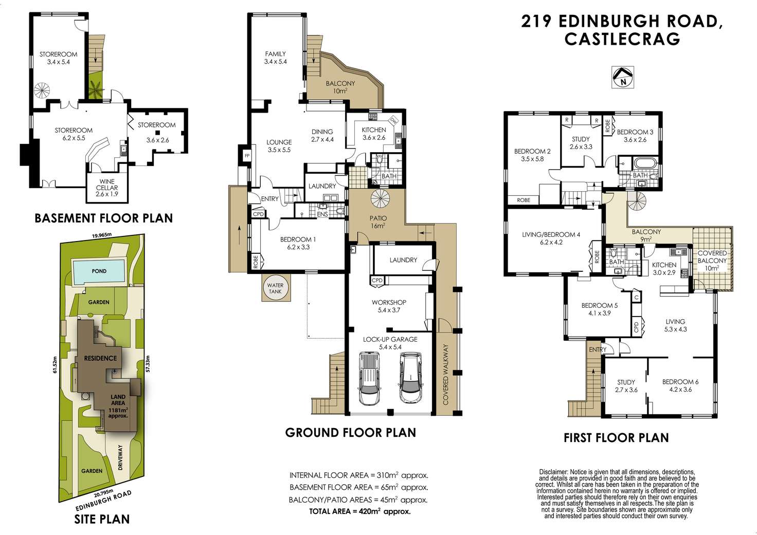 Floorplan of Homely house listing, 219 Edinburgh Road, Castlecrag NSW 2068