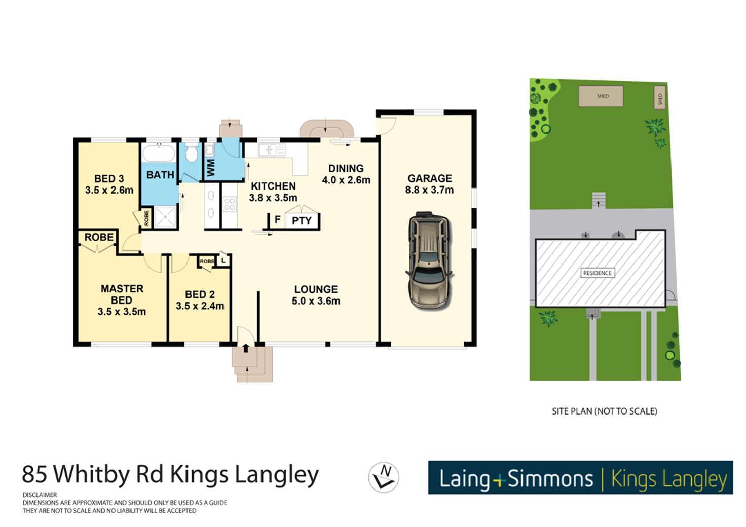 Floorplan of Homely house listing, 85 Whitby Road, Kings Langley NSW 2147