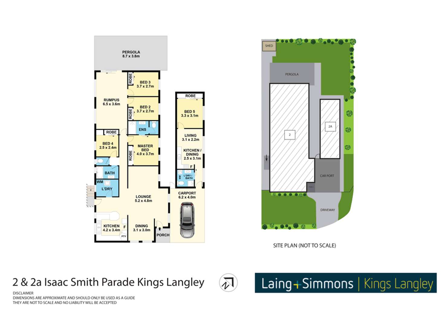 Floorplan of Homely house listing, 2 & 2A Isaac Smith Parade, Kings Langley NSW 2147