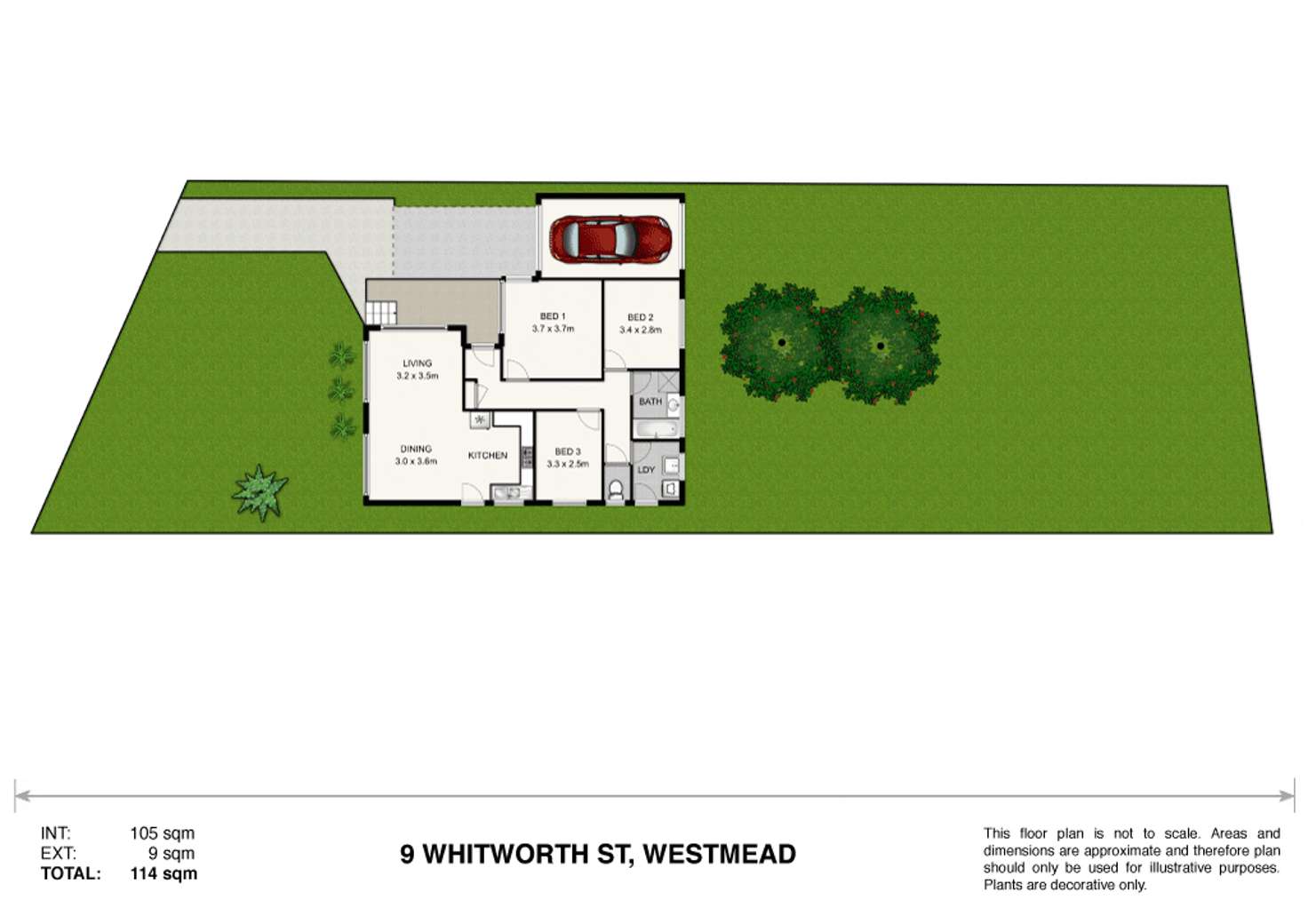 Floorplan of Homely house listing, 9 Whitworth Street, Westmead NSW 2145