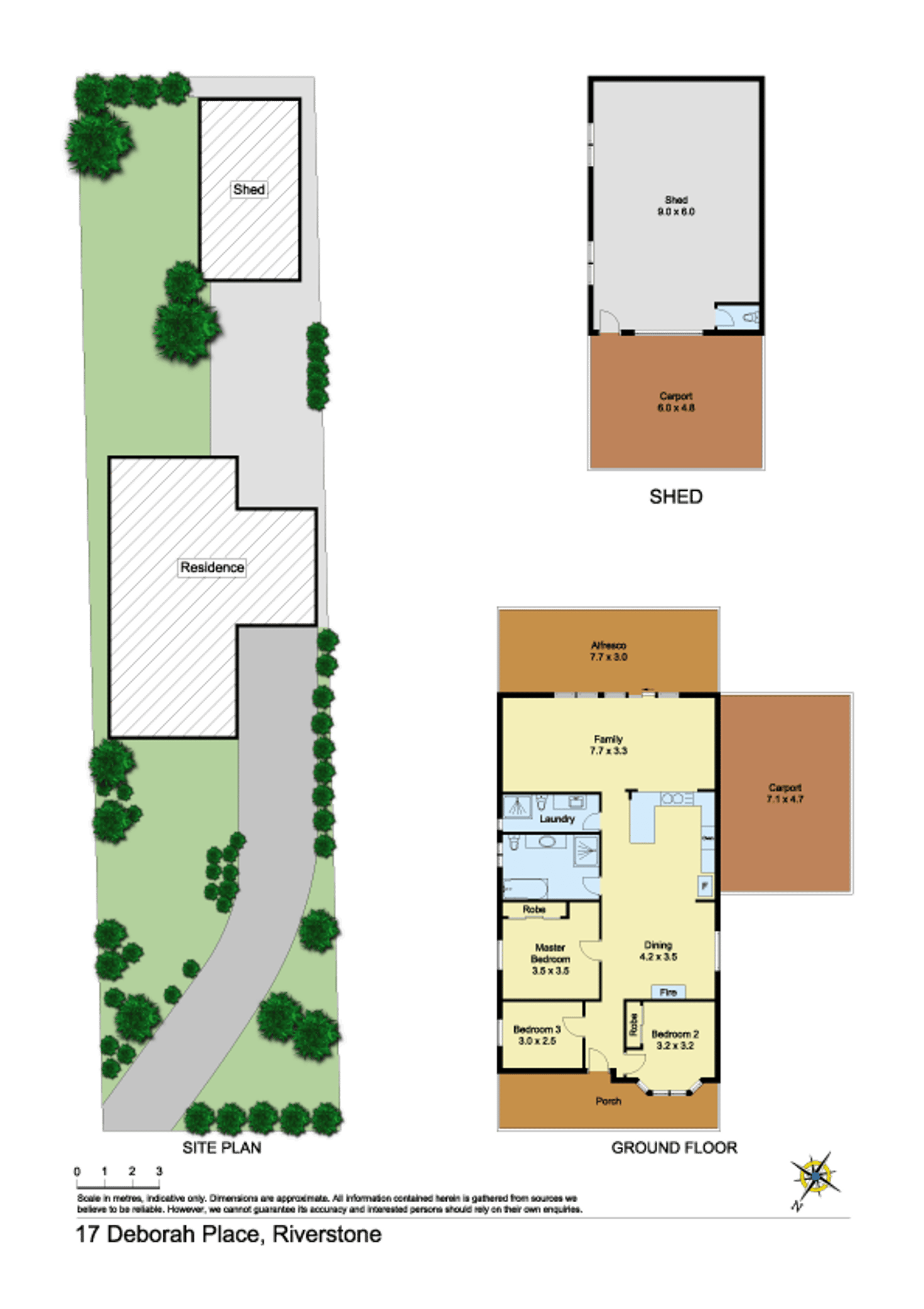 Floorplan of Homely house listing, 17 Deborah Pl, Riverstone NSW 2765