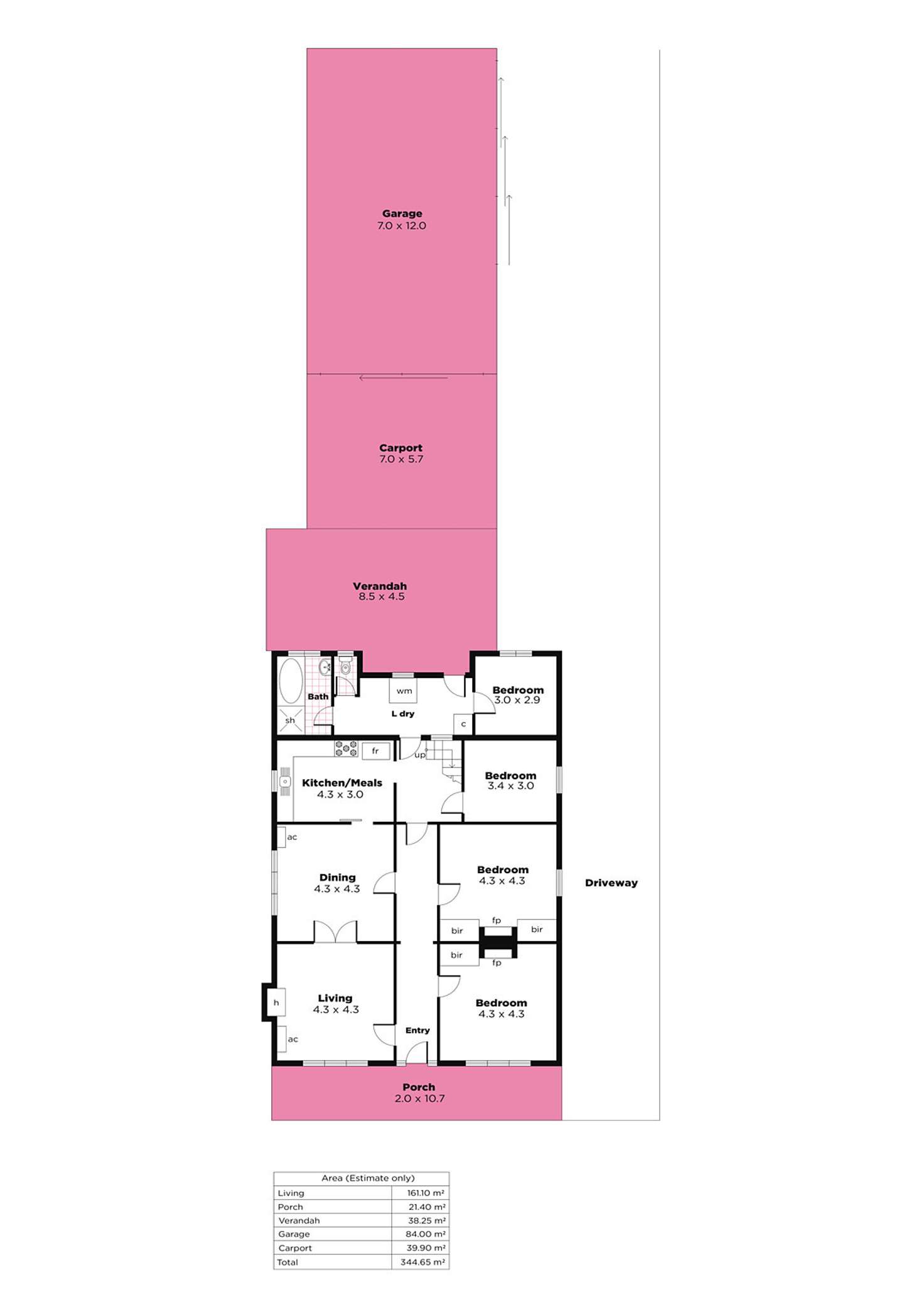 Floorplan of Homely house listing, 11 Osmond Terrace, Fullarton SA 5063