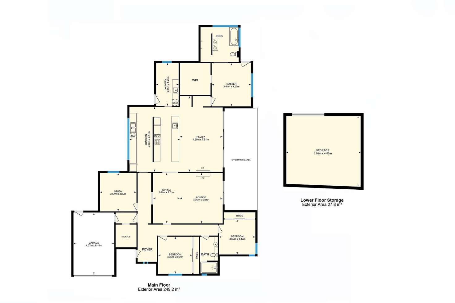 Floorplan of Homely house listing, 51 Duffy Street, Ainslie ACT 2602