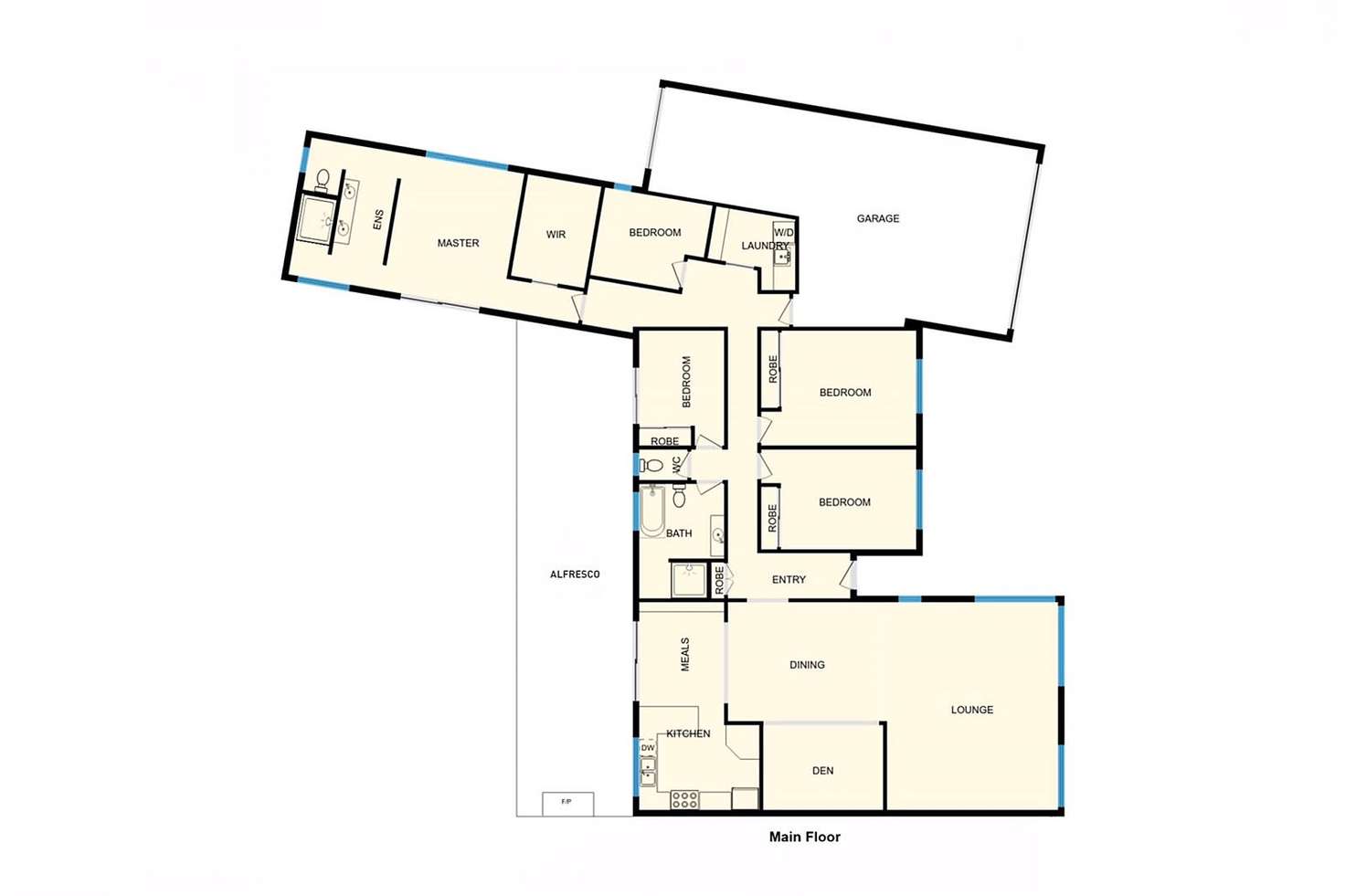 Floorplan of Homely house listing, 5 Rochford Street, Fraser ACT 2615