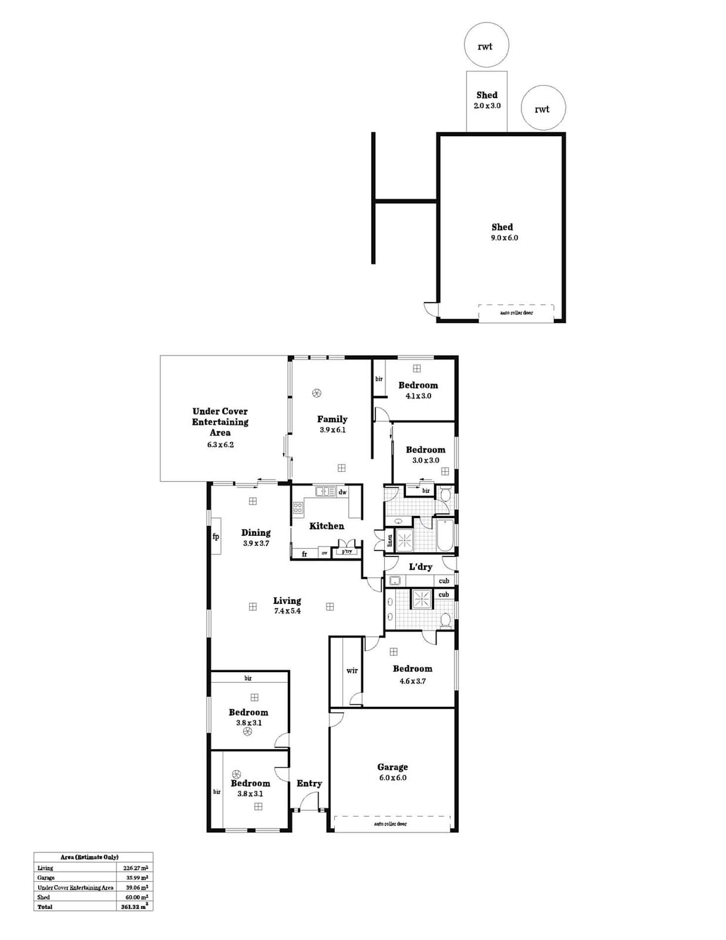 Floorplan of Homely house listing, 6 Anya Crescent, Summertown SA 5141