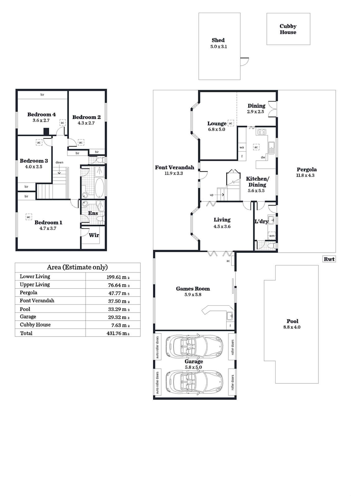 Floorplan of Homely house listing, 14 Garnet Court, Highbury SA 5089