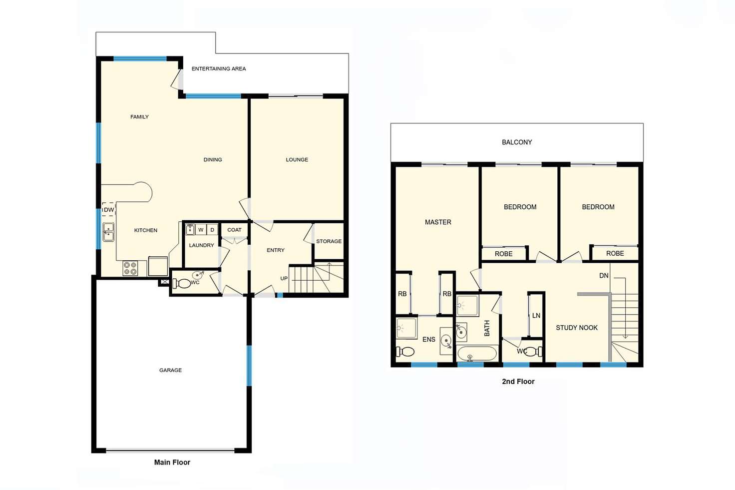 Floorplan of Homely townhouse listing, 3/30 Magenta Square, Amaroo ACT 2914