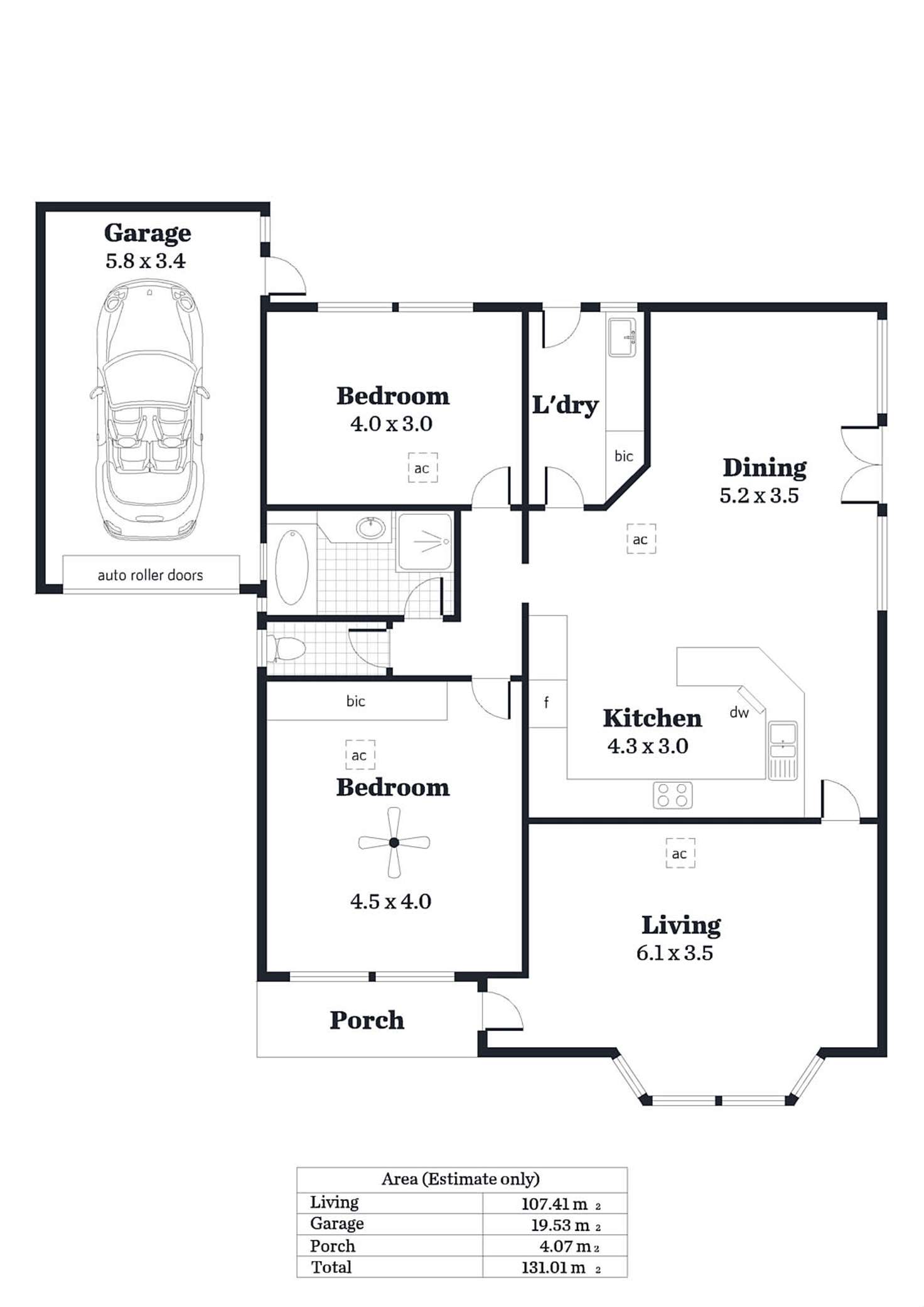 Floorplan of Homely unit listing, 2/11 Jetty Road, Brighton SA 5048