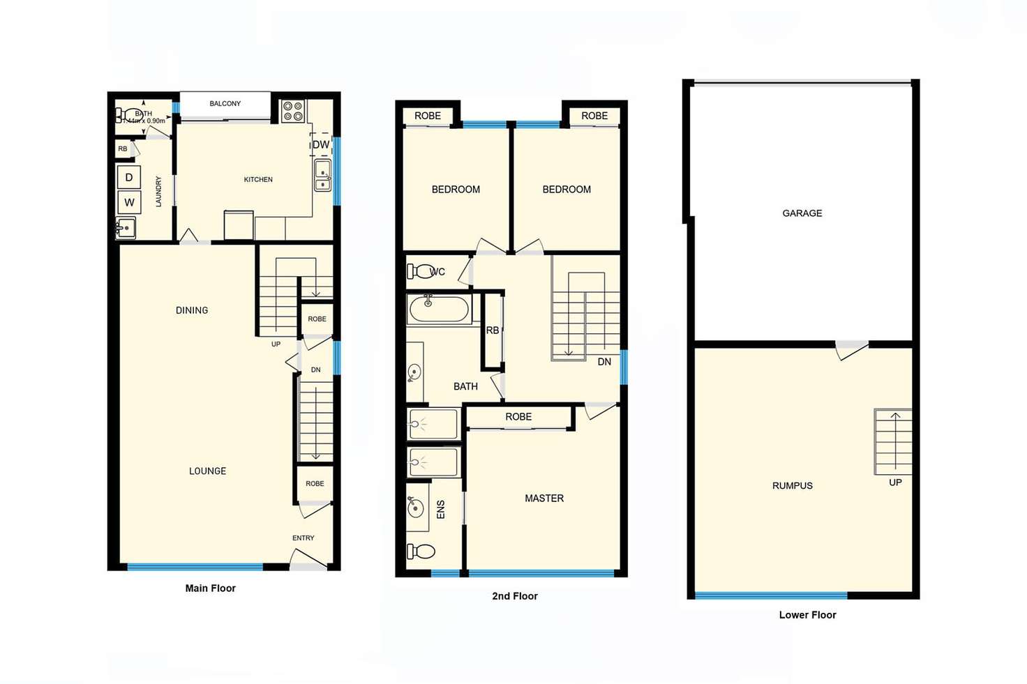 Floorplan of Homely townhouse listing, 16/14 Currie Crescent, Kingston ACT 2604