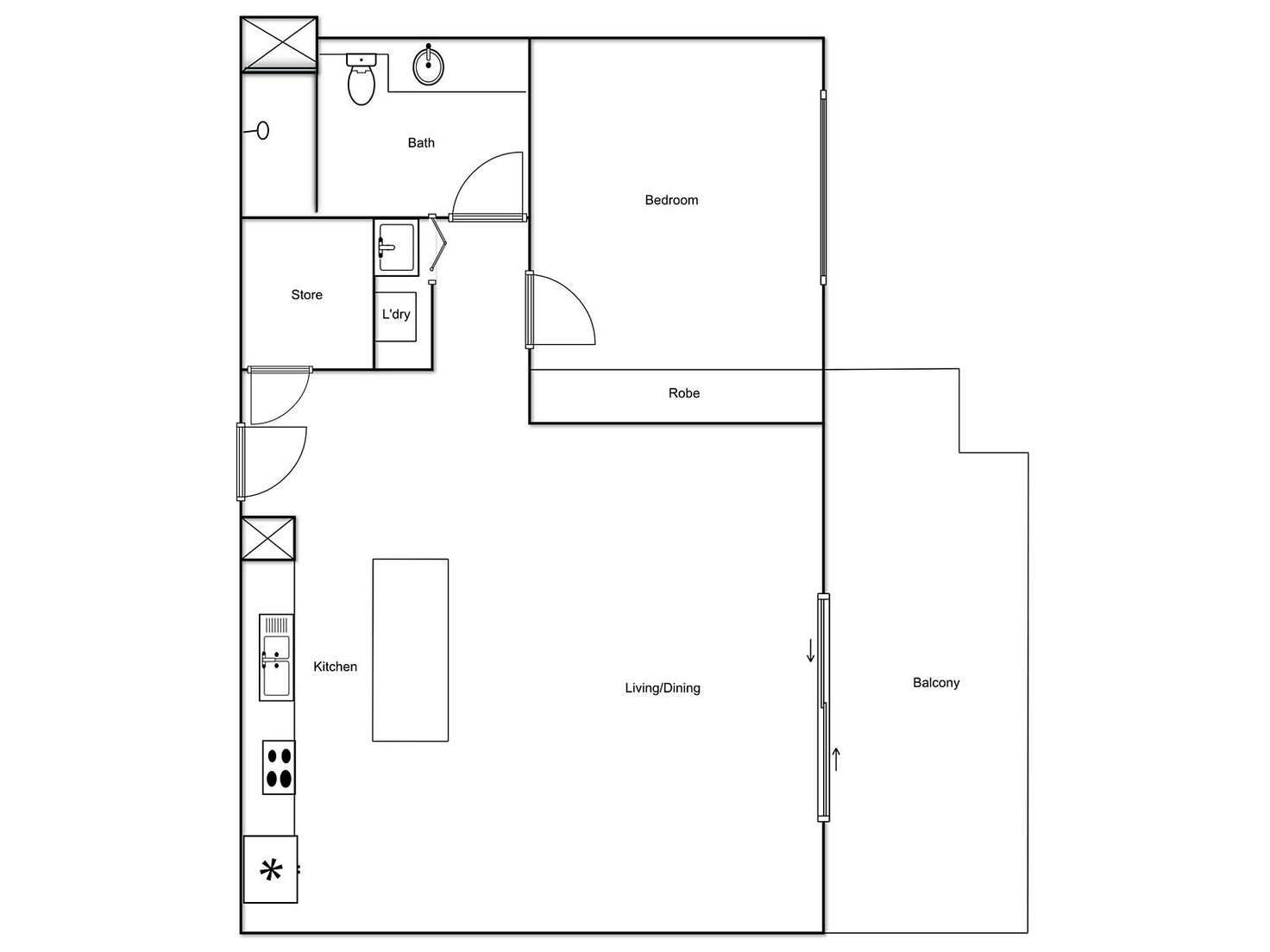 Floorplan of Homely unit listing, 67/57 Benjamin Way, Belconnen ACT 2617