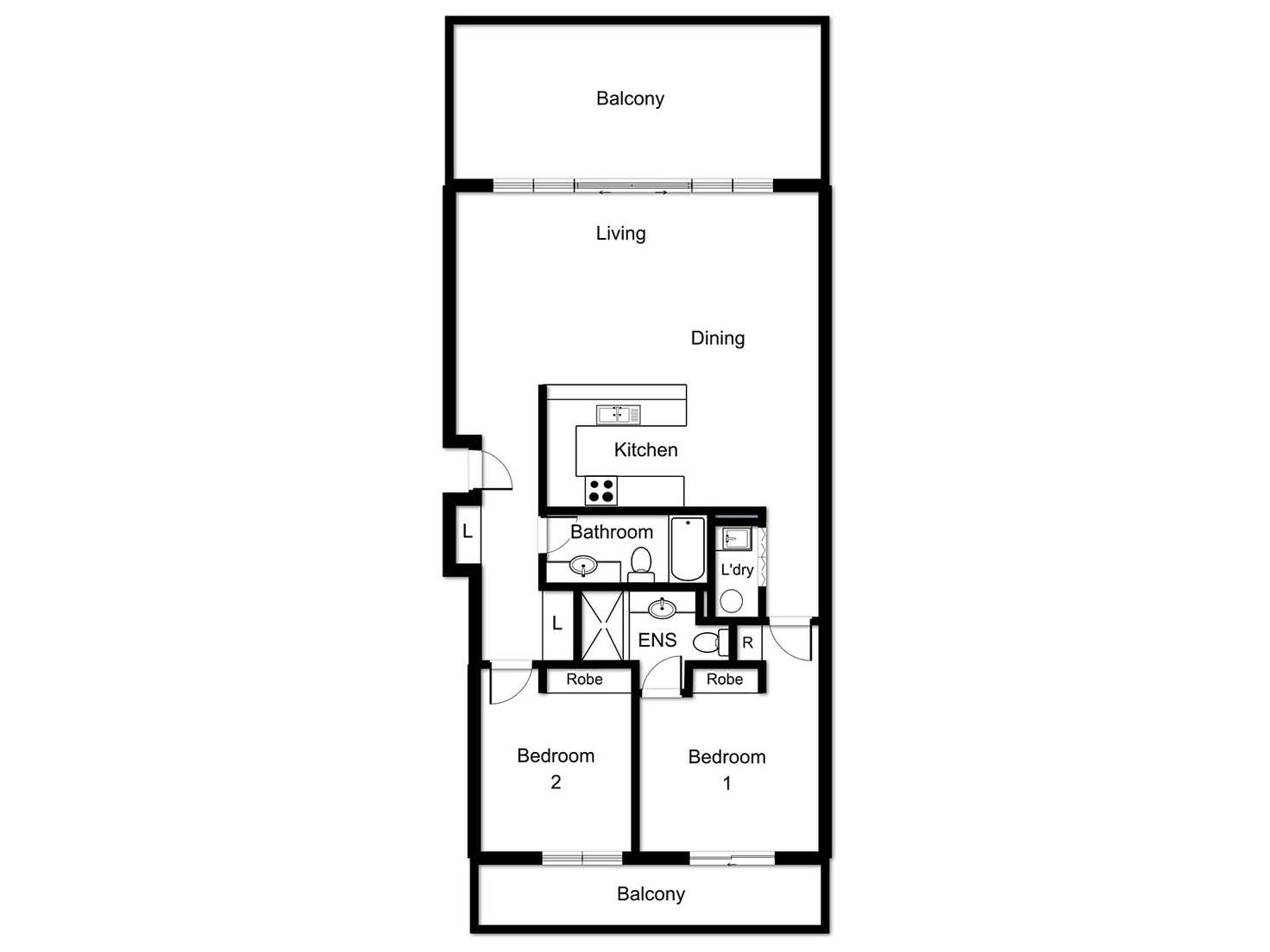 Floorplan of Homely apartment listing, 24/20 Beissel Street, Belconnen ACT 2617