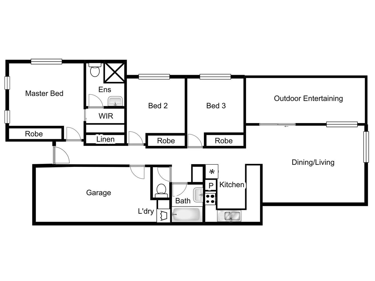 Floorplan of Homely house listing, 16 Ida Birchall Crescent, Macgregor ACT 2615