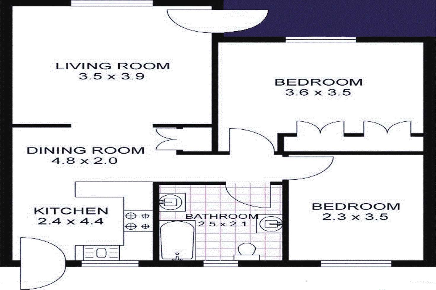 Floorplan of Homely unit listing, 5/7 Clifton Street, Camden Park SA 5038