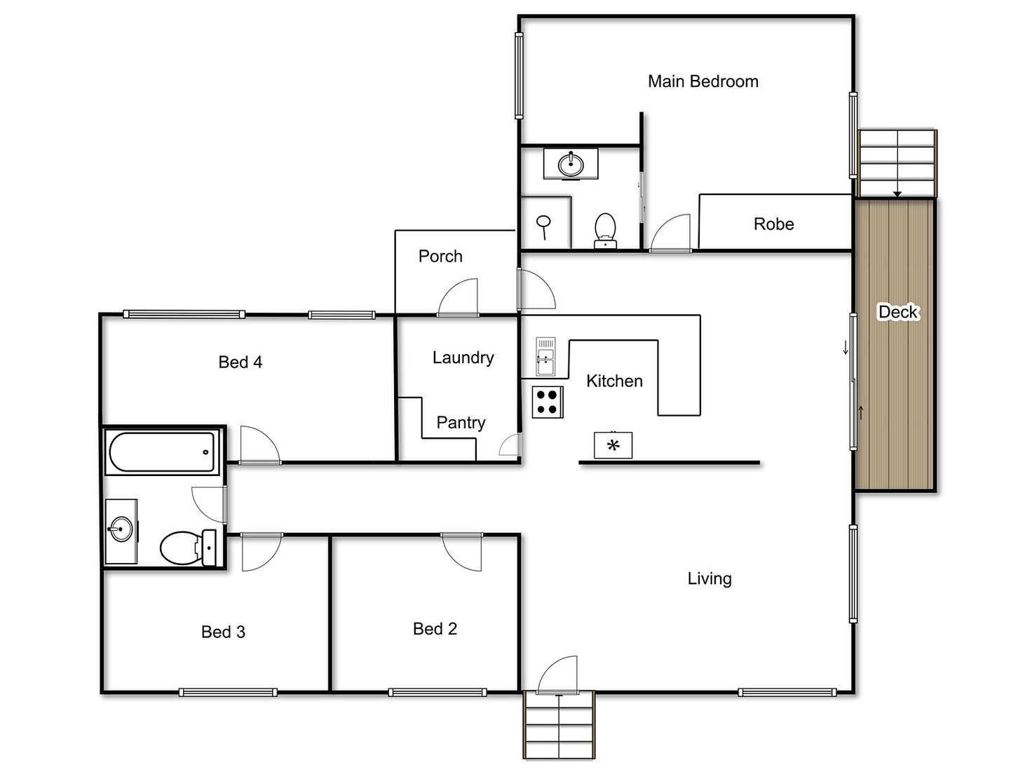 Floorplan of Homely house listing, 14 MacFarland Crescent, Chifley ACT 2606