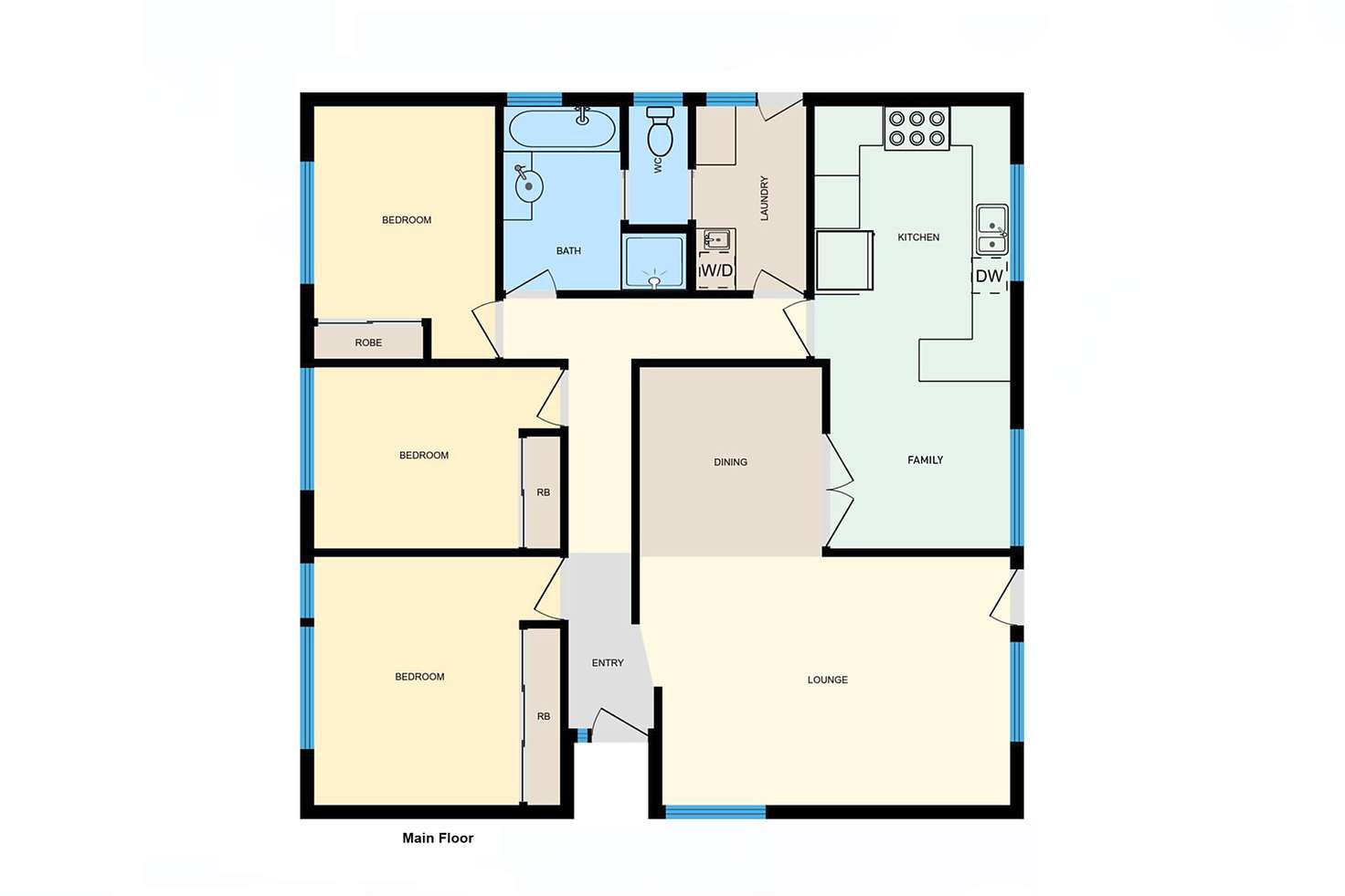 Floorplan of Homely house listing, 14 Crowley Court, Charnwood ACT 2615