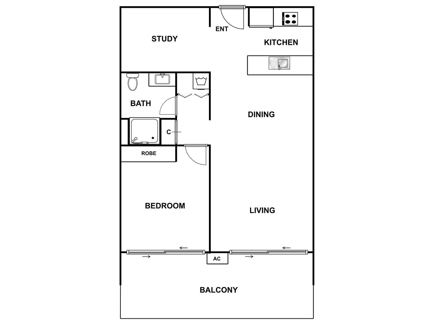 Floorplan of Homely apartment listing, 40/28-30 Lonsdale Street, Braddon ACT 2612