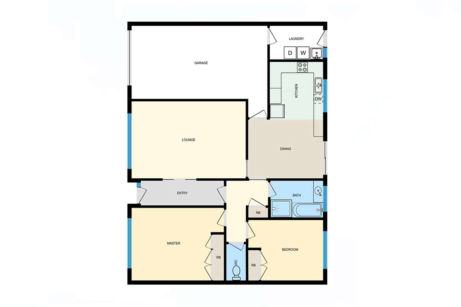 Floorplan of Homely house listing, 48 Boult Place, Melba ACT 2615