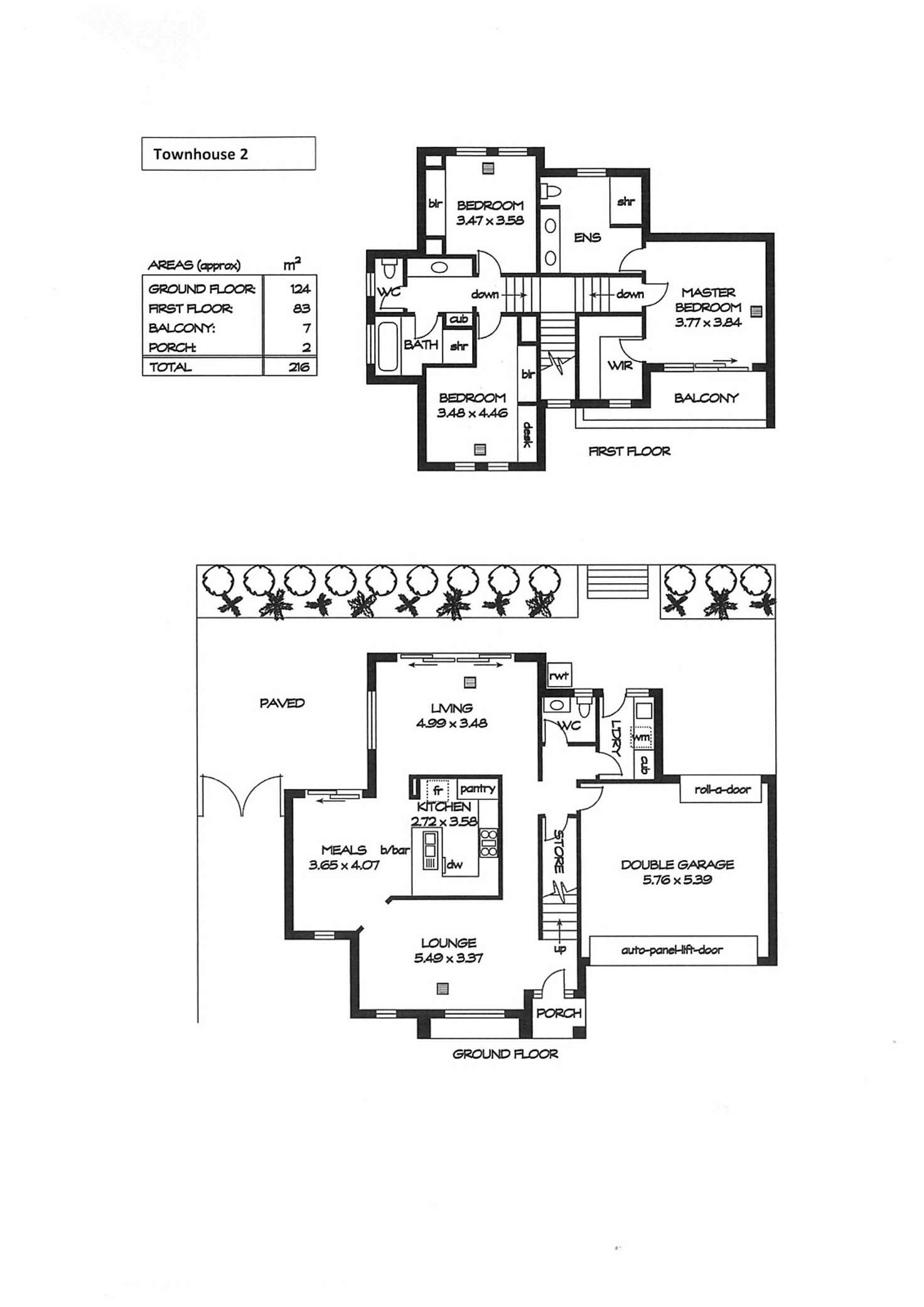 Floorplan of Homely townhouse listing, 4/473 Fullarton Road, Highgate SA 5063