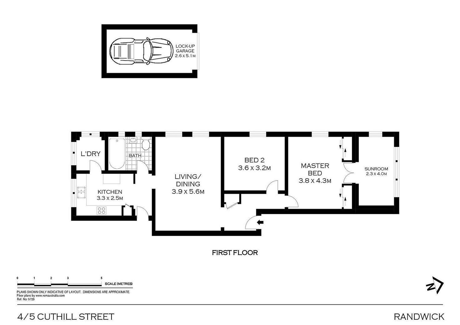 Floorplan of Homely apartment listing, 4/5 Cuthill Street, Randwick NSW 2031