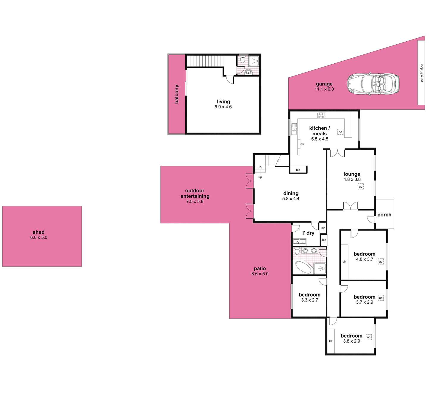Floorplan of Homely house listing, 17 Drysdale Crescent, Campbelltown SA 5074