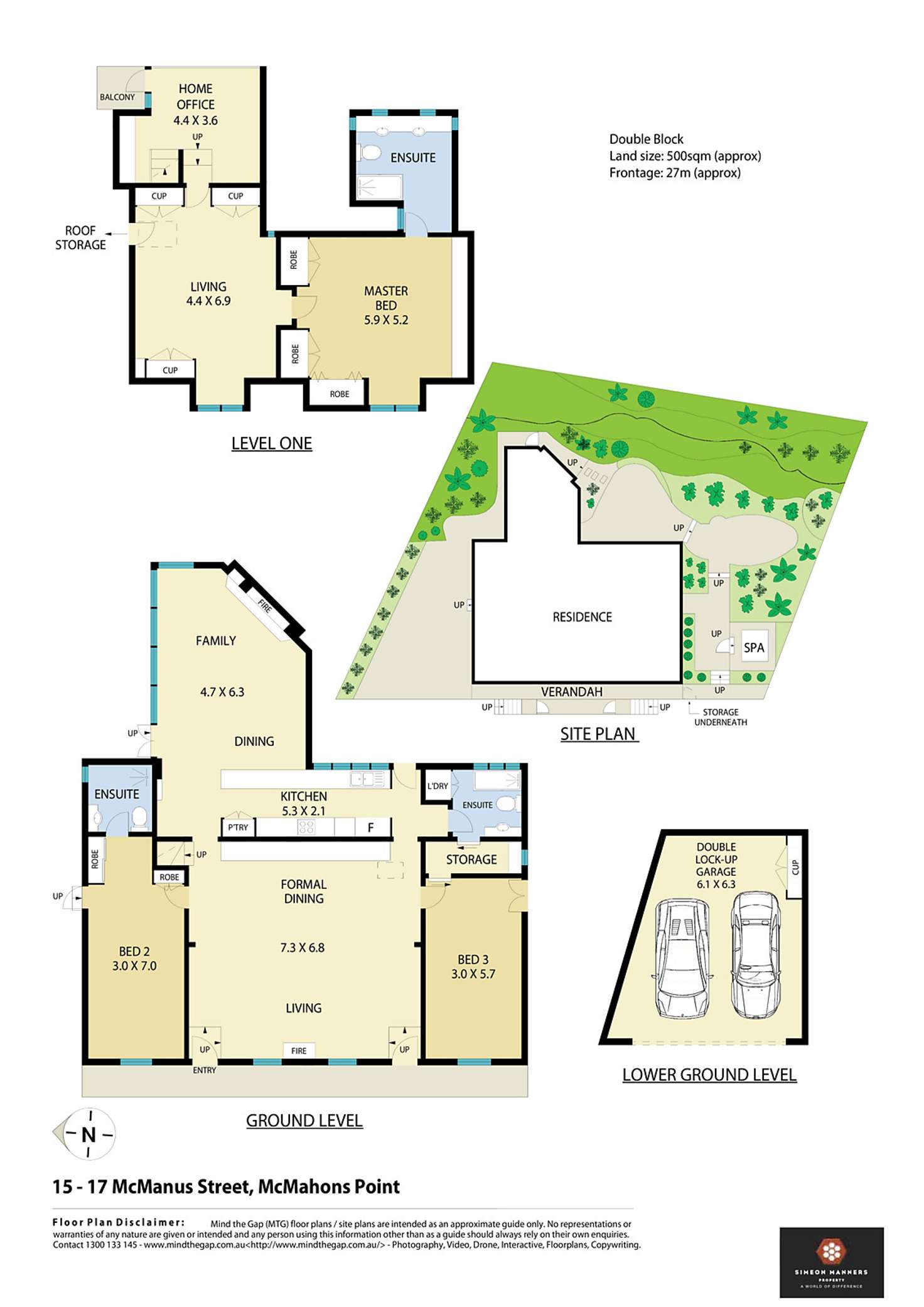 Floorplan of Homely house listing, 15-17 McManus Street, Mcmahons Point NSW 2060