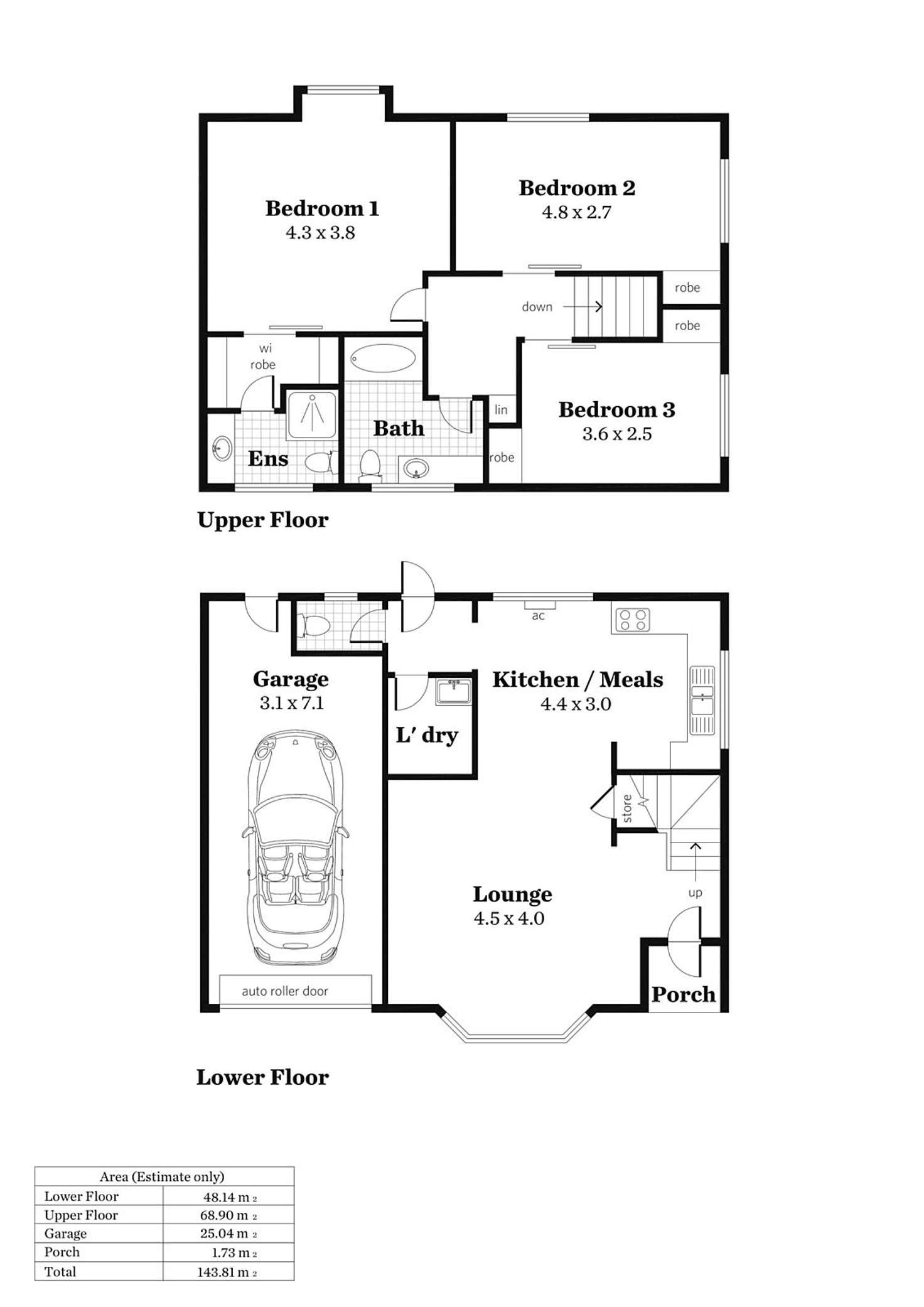 Floorplan of Homely unit listing, 2/477 Grange Road, Seaton SA 5023