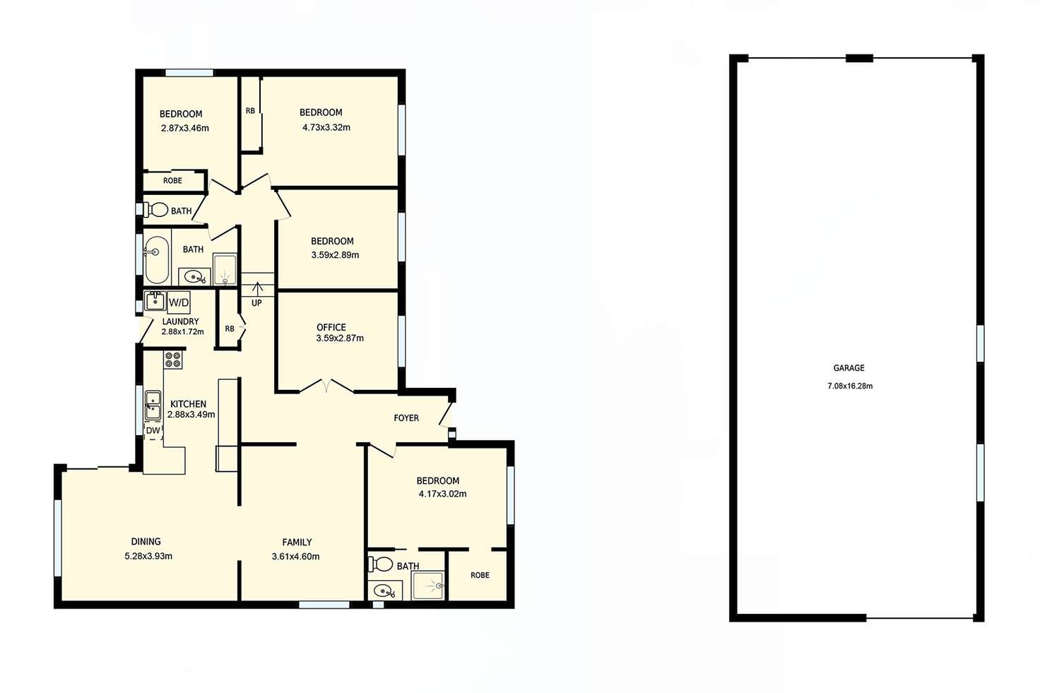 Floorplan of Homely house listing, 48 Bingley Crescent, Fraser ACT 2615