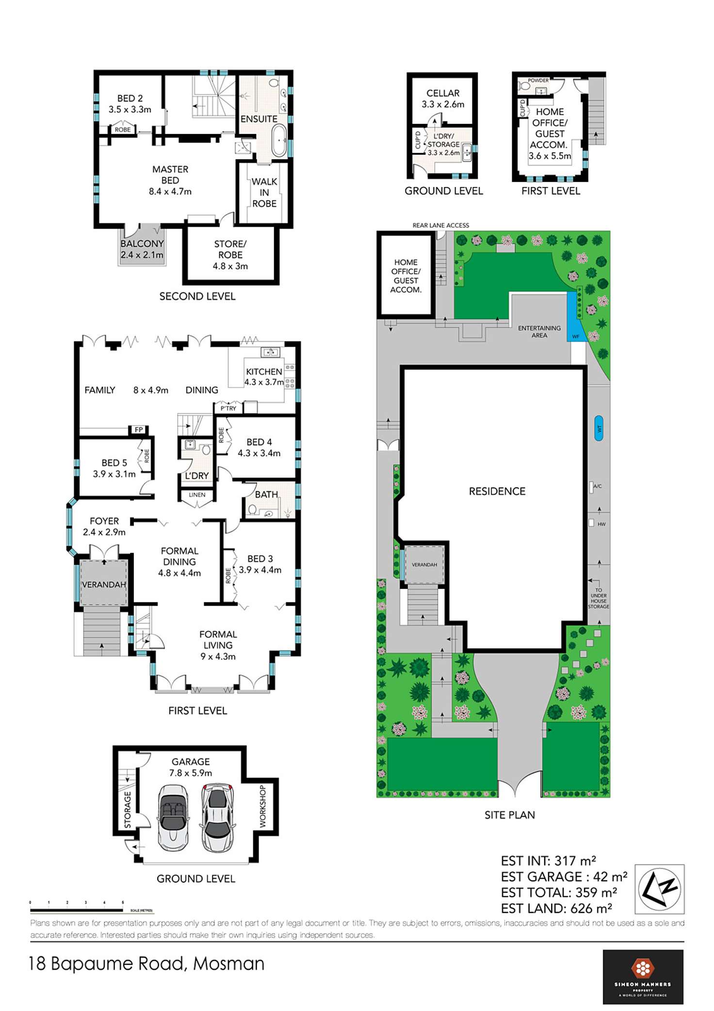 Floorplan of Homely house listing, 18 Bapaume Road, Mosman NSW 2088