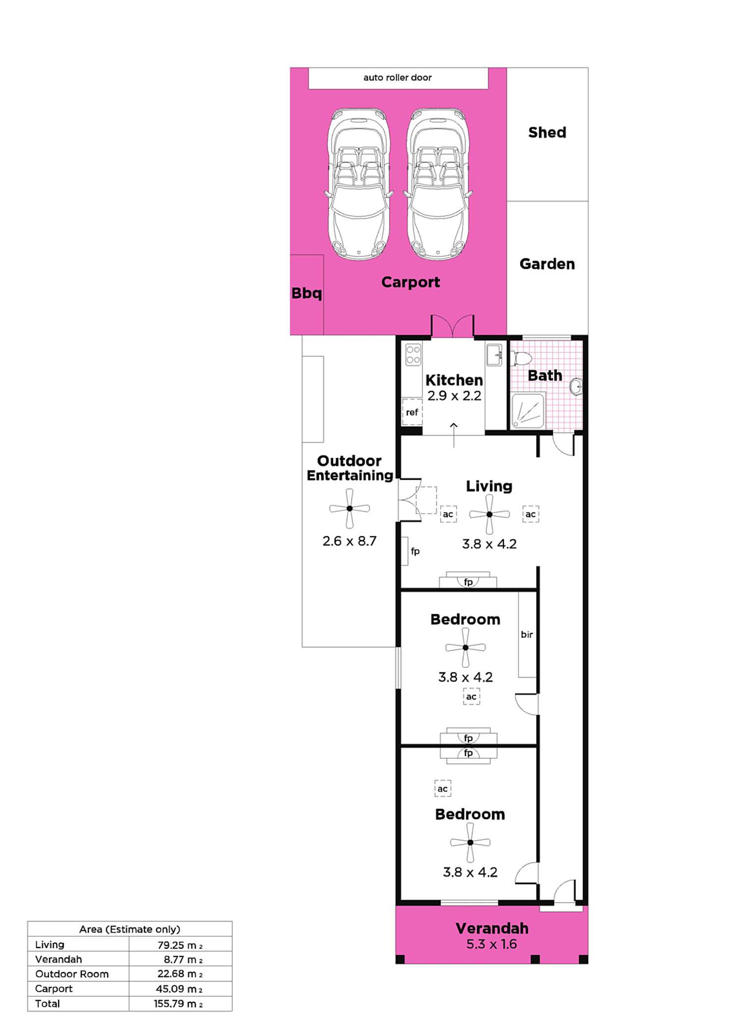 Floorplan of Homely house listing, 5/171 Coglin Street, Brompton SA 5007