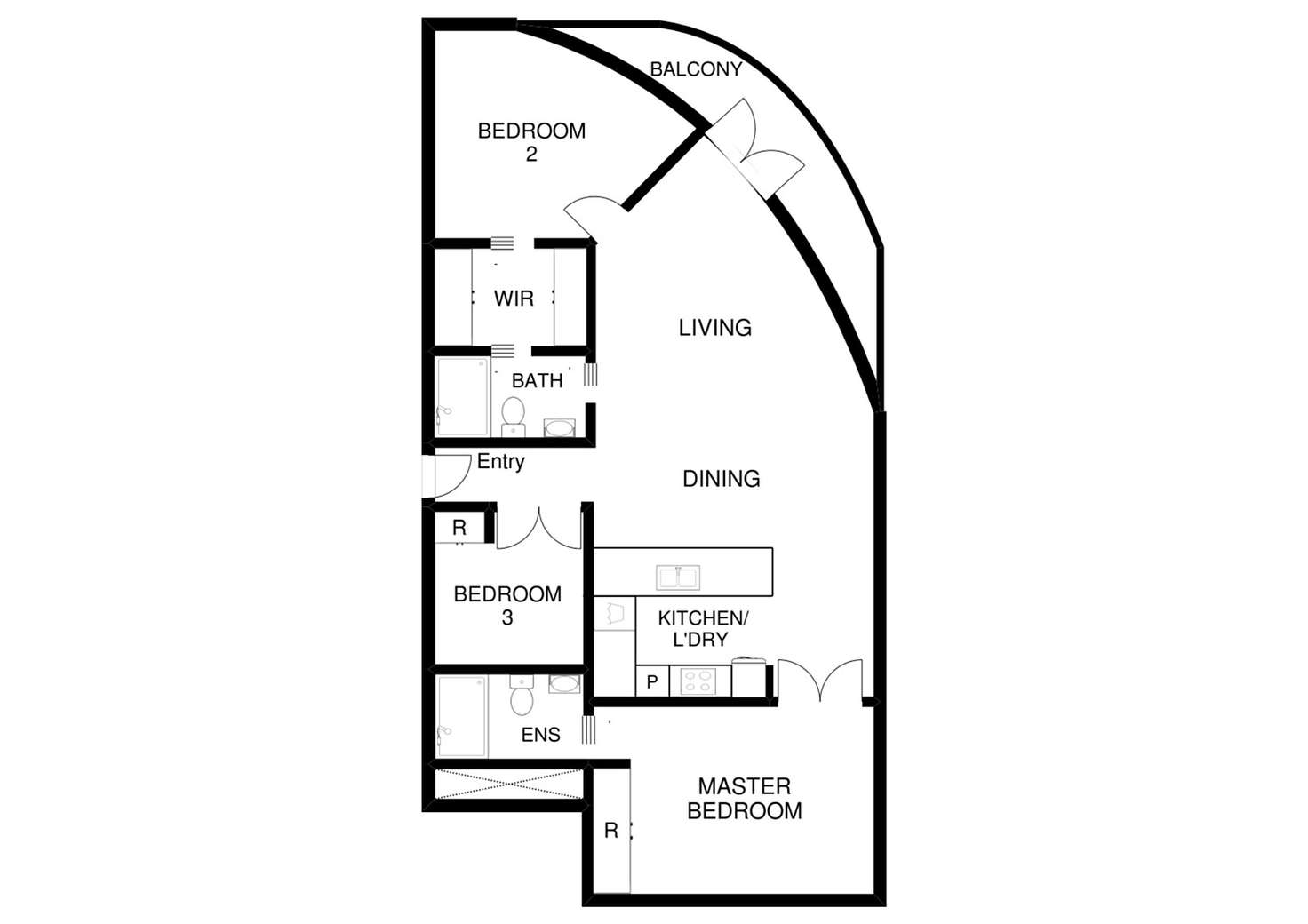 Floorplan of Homely apartment listing, 27/2 Hinder Street, Gungahlin ACT 2912