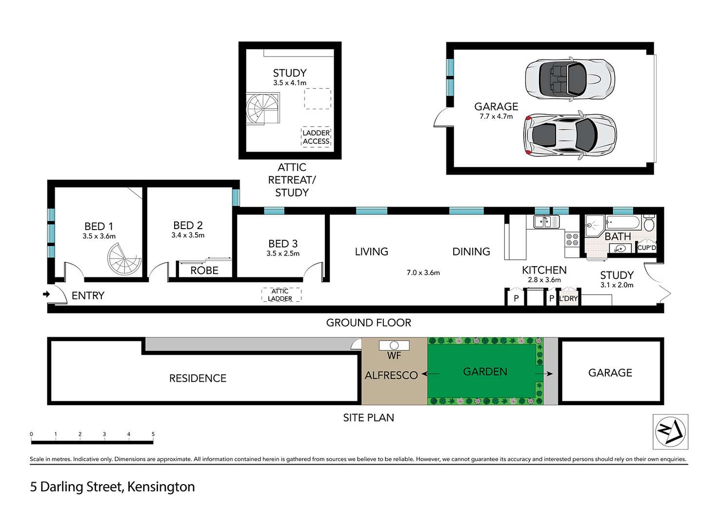 Floorplan of Homely house listing, 5 Darling Street, Kensington NSW 2033