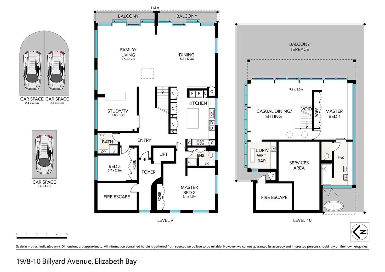 Floorplan of Homely apartment listing, 19/8-10 Billyard Avenue, Elizabeth Bay NSW 2011
