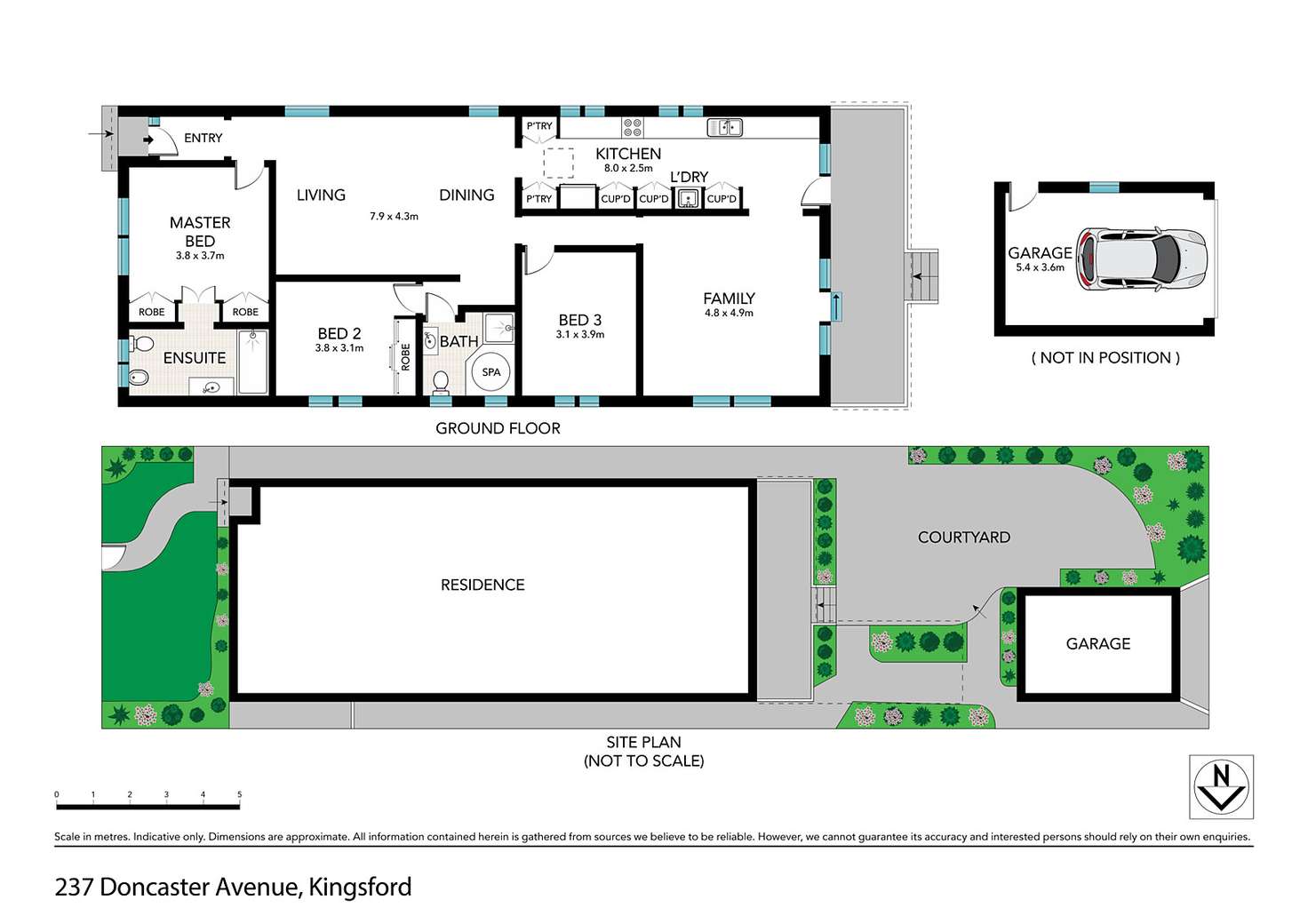 Floorplan of Homely house listing, 237 Doncaster Avenue, Kingsford NSW 2032